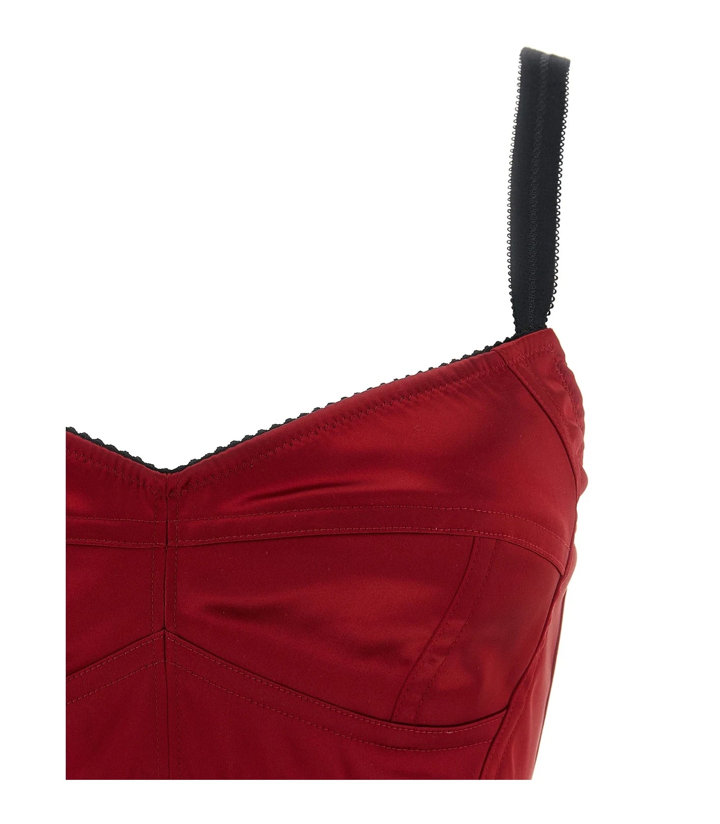 Dolce & Gabbana Shaping Camisoles & Tank Top in red, Acetate — view 3