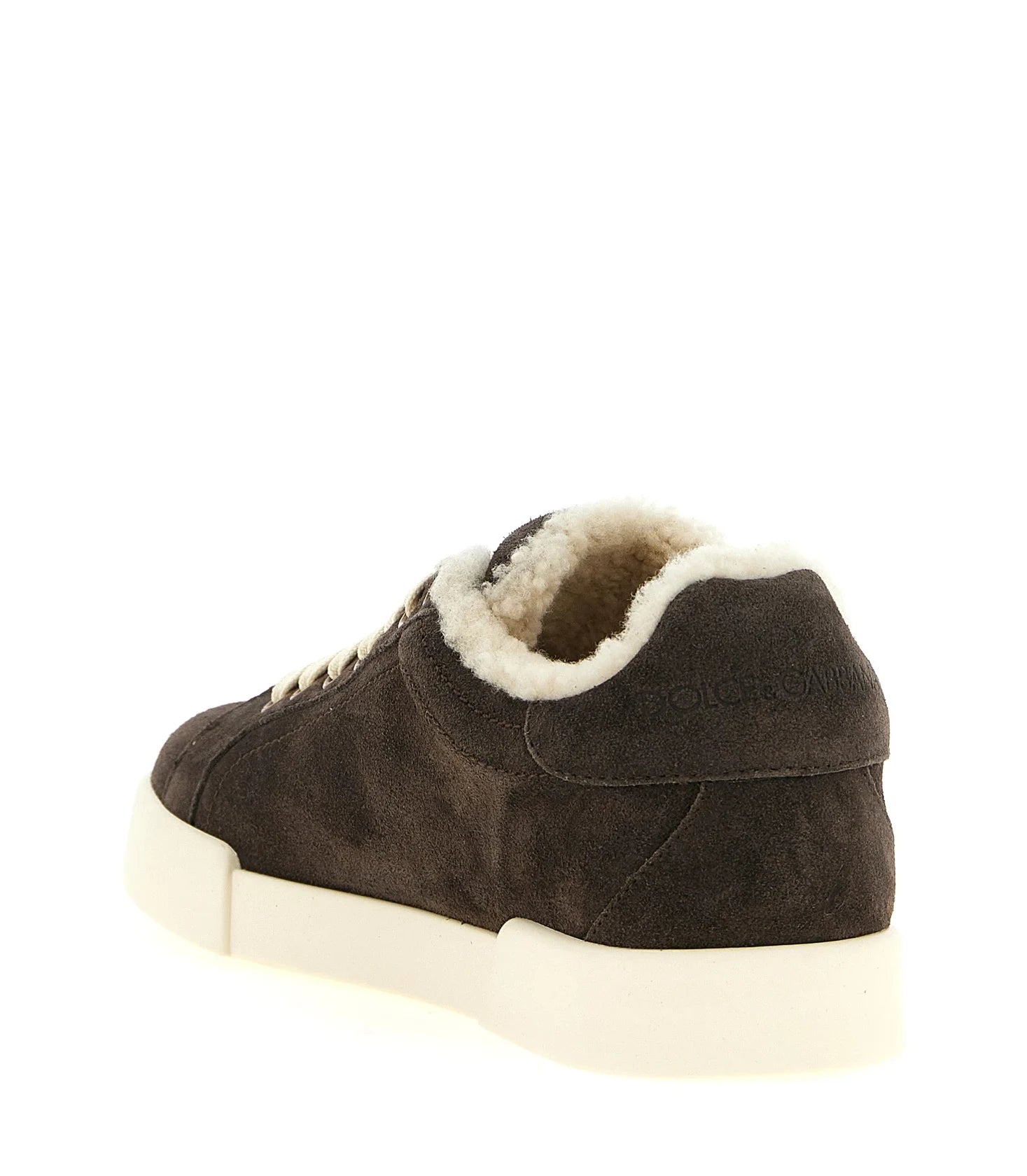 Dolce & Gabbana Sneakers in brown, Calf Leather — view 3