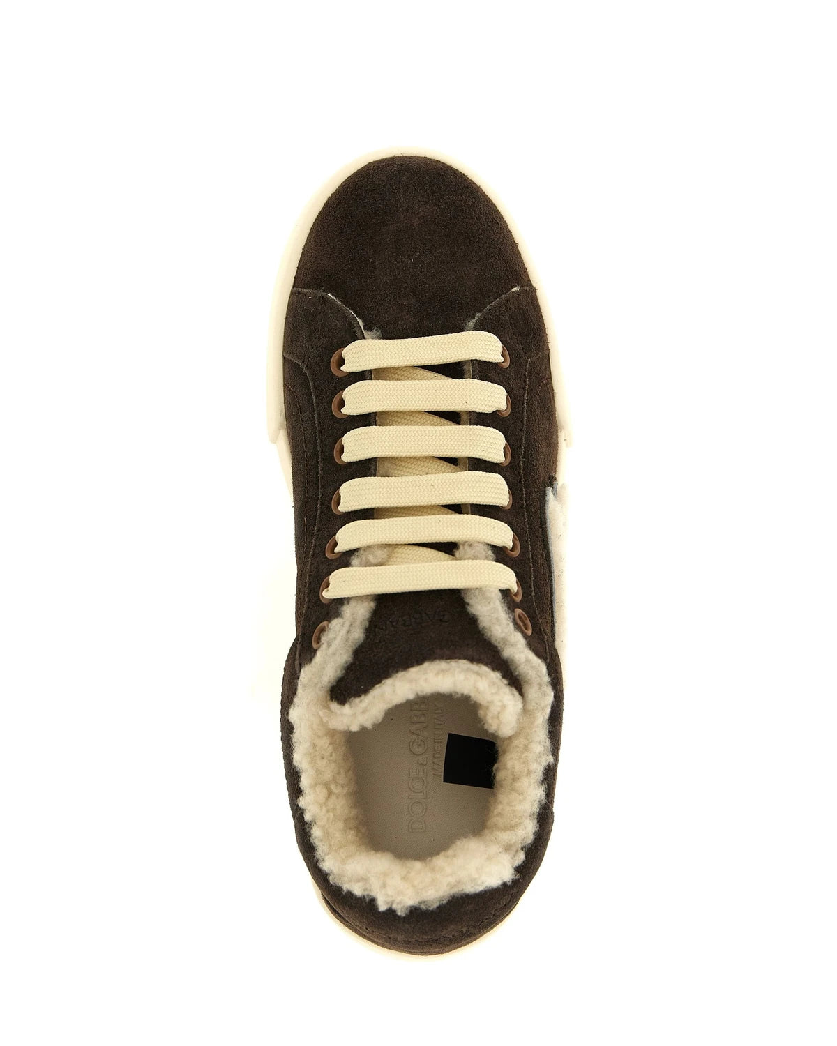 Dolce & Gabbana Sneakers in brown, Calf Leather — view 4