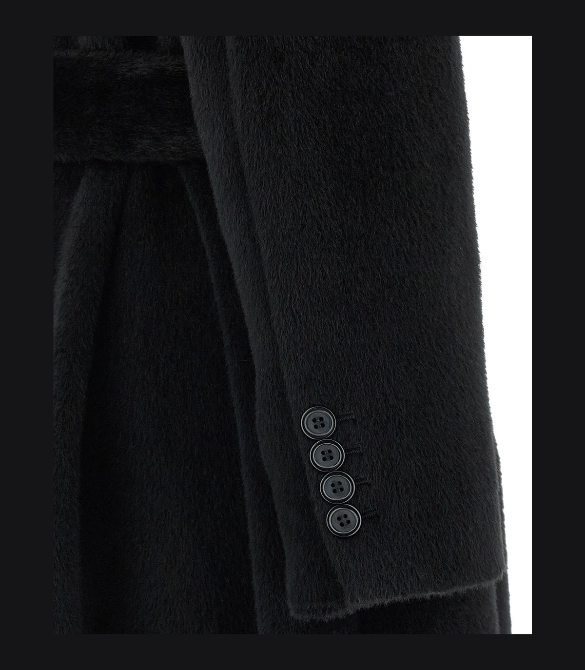 Dolce & Gabbana Wrap Coat in black โ view 4