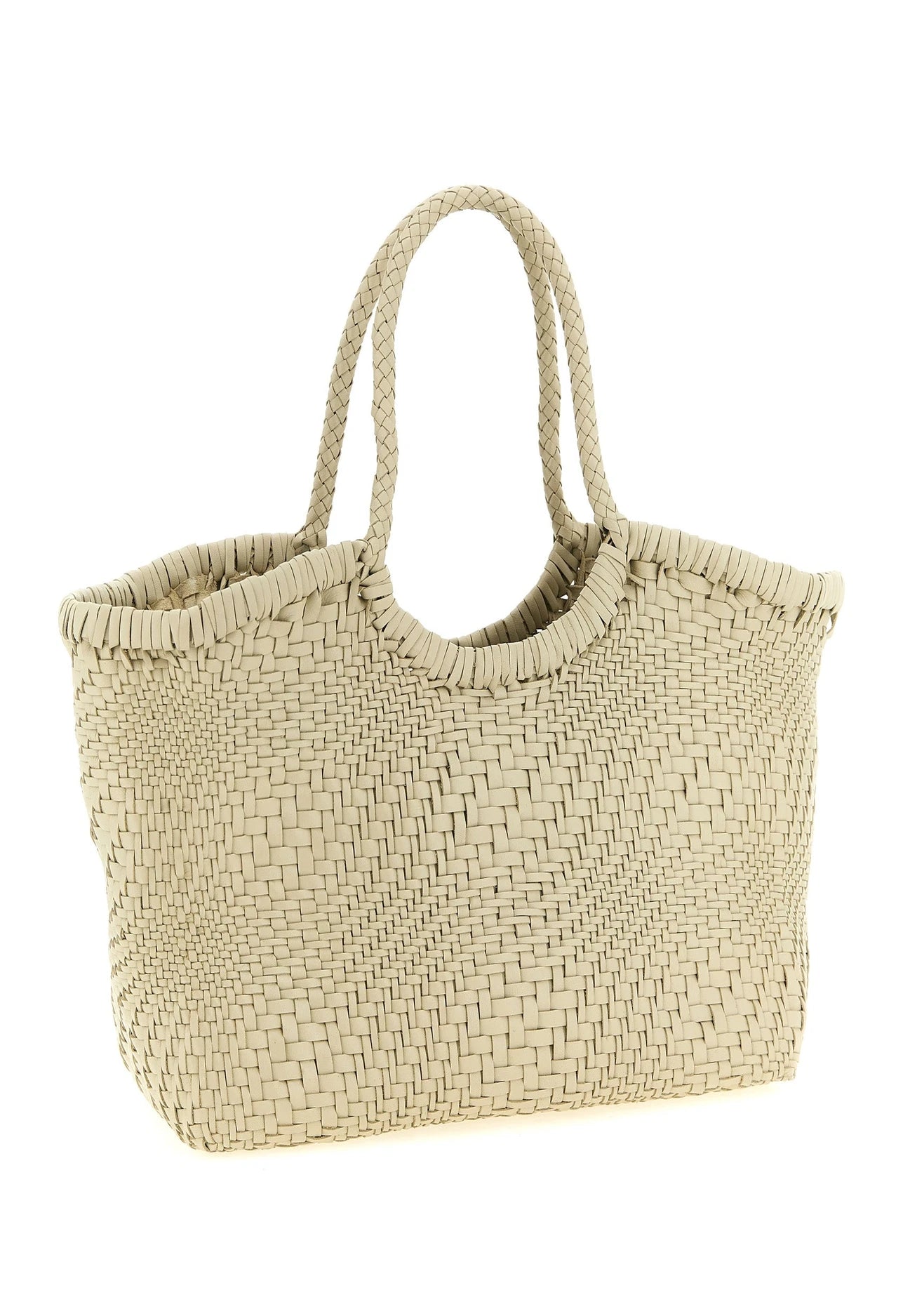 Dragon Diffusion Tote Bag in white, Calfskin Leather — view 2