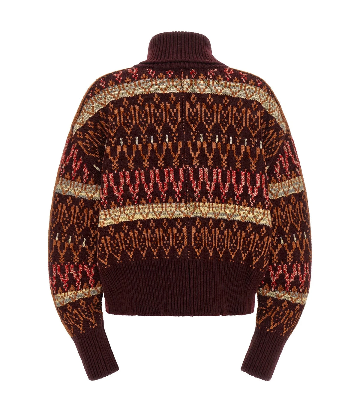 Dries Van Noten Cardigan in red, Wool — view 2