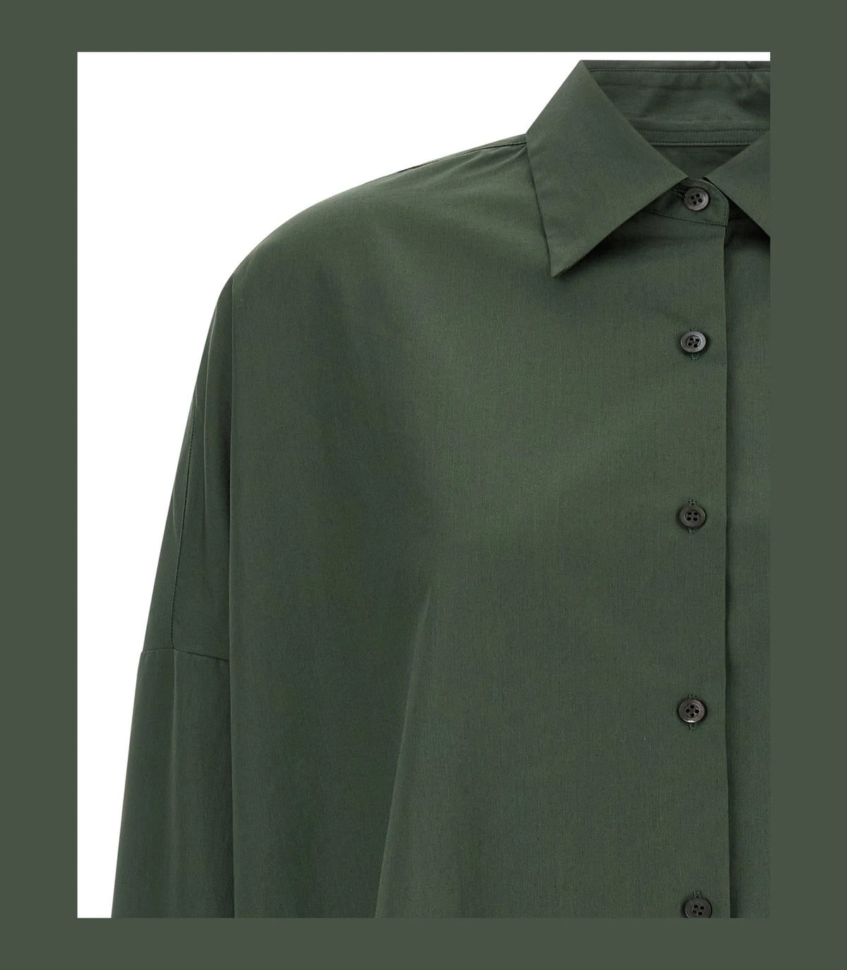 Dries Van Noten Dress Shirt in green, Cotton — view 3