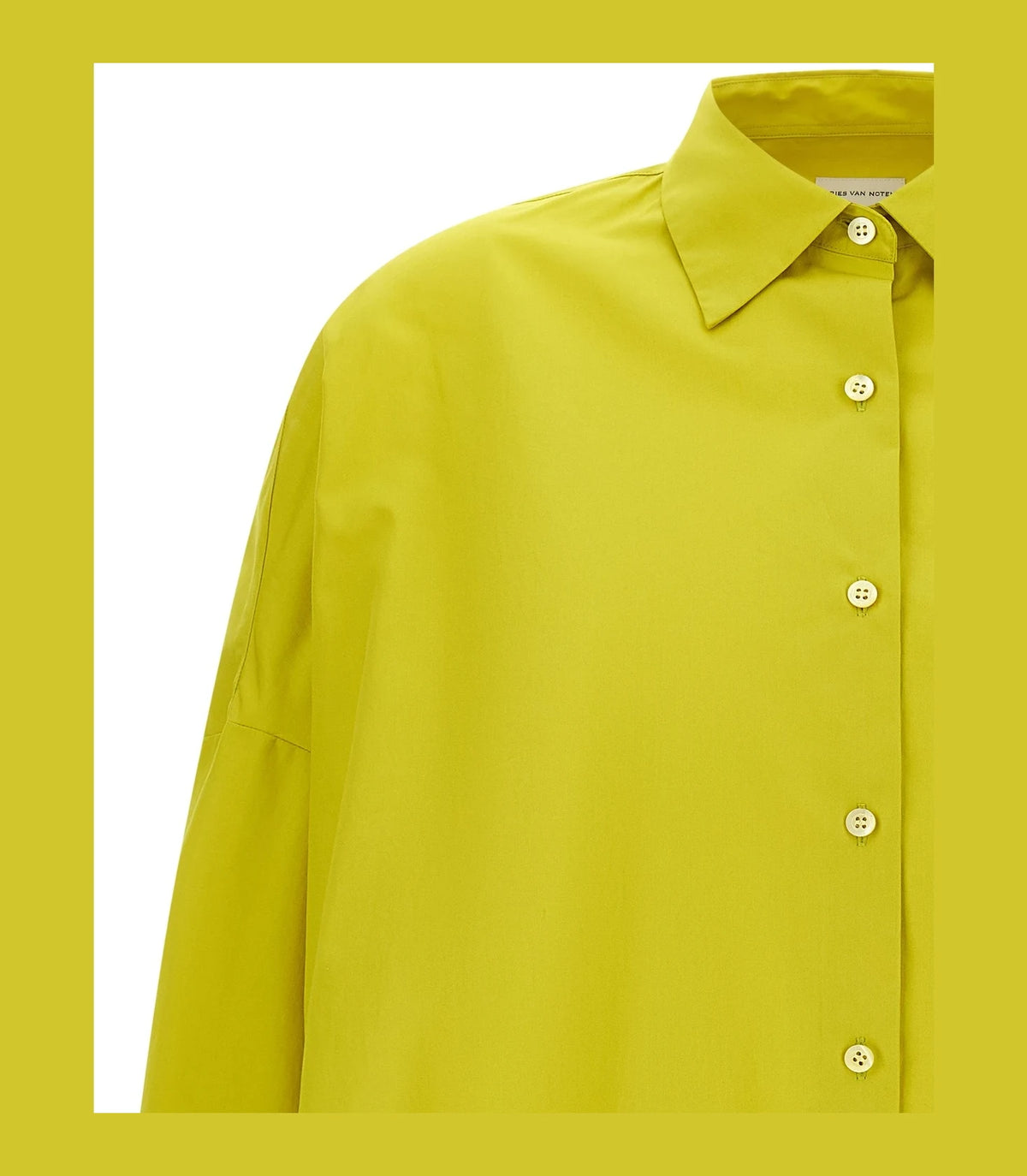 Dries Van Noten Dress Shirt in yellow, Cotton โ view 3