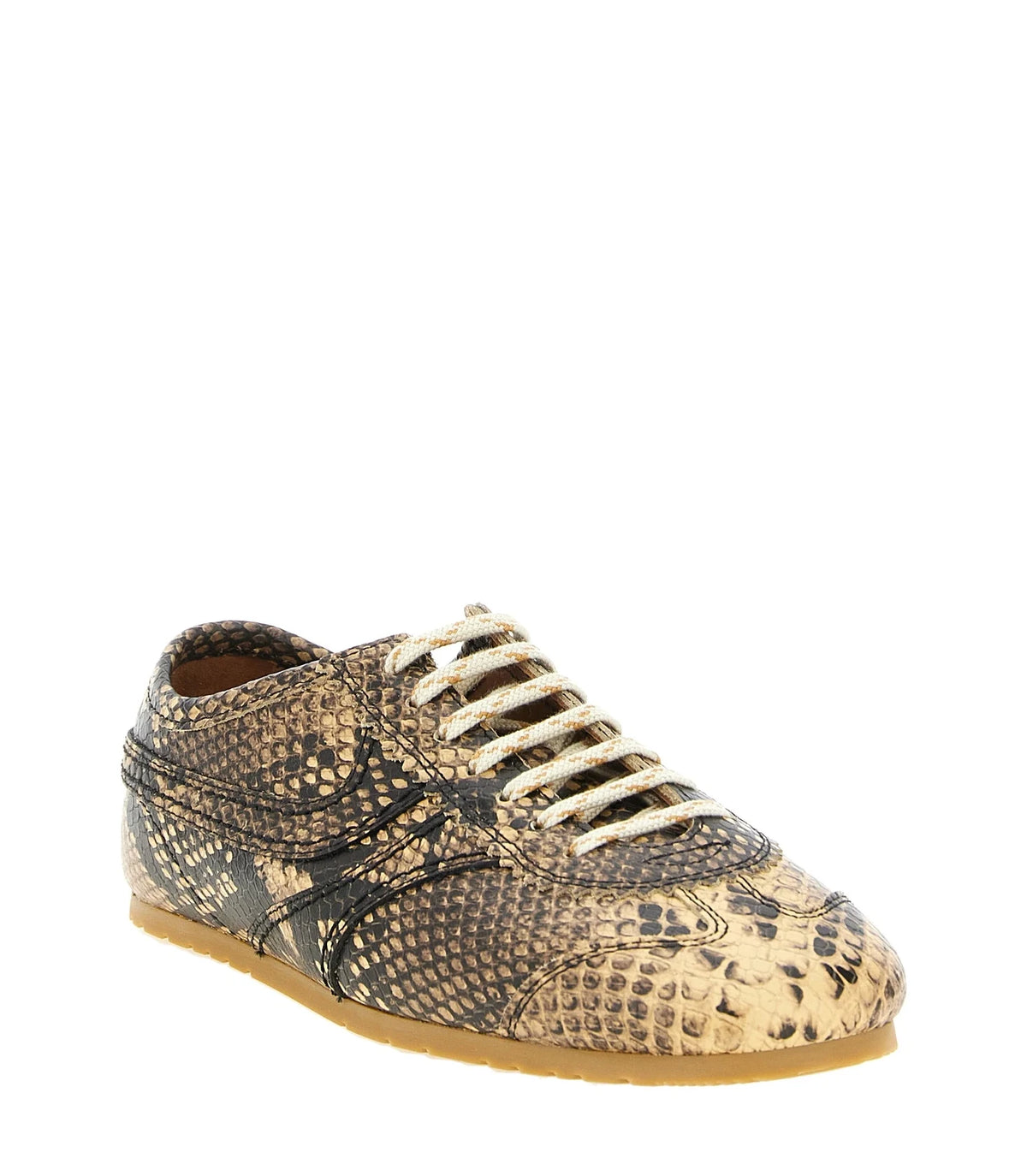 Dries Van Noten Sneakers in beige, Calfskin Leather β view 3