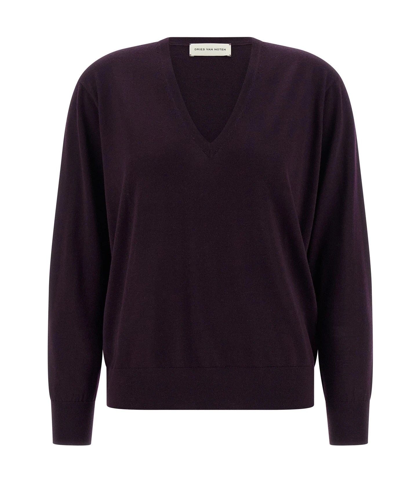 Dries Van Noten Sweater in purple, Merino Wool