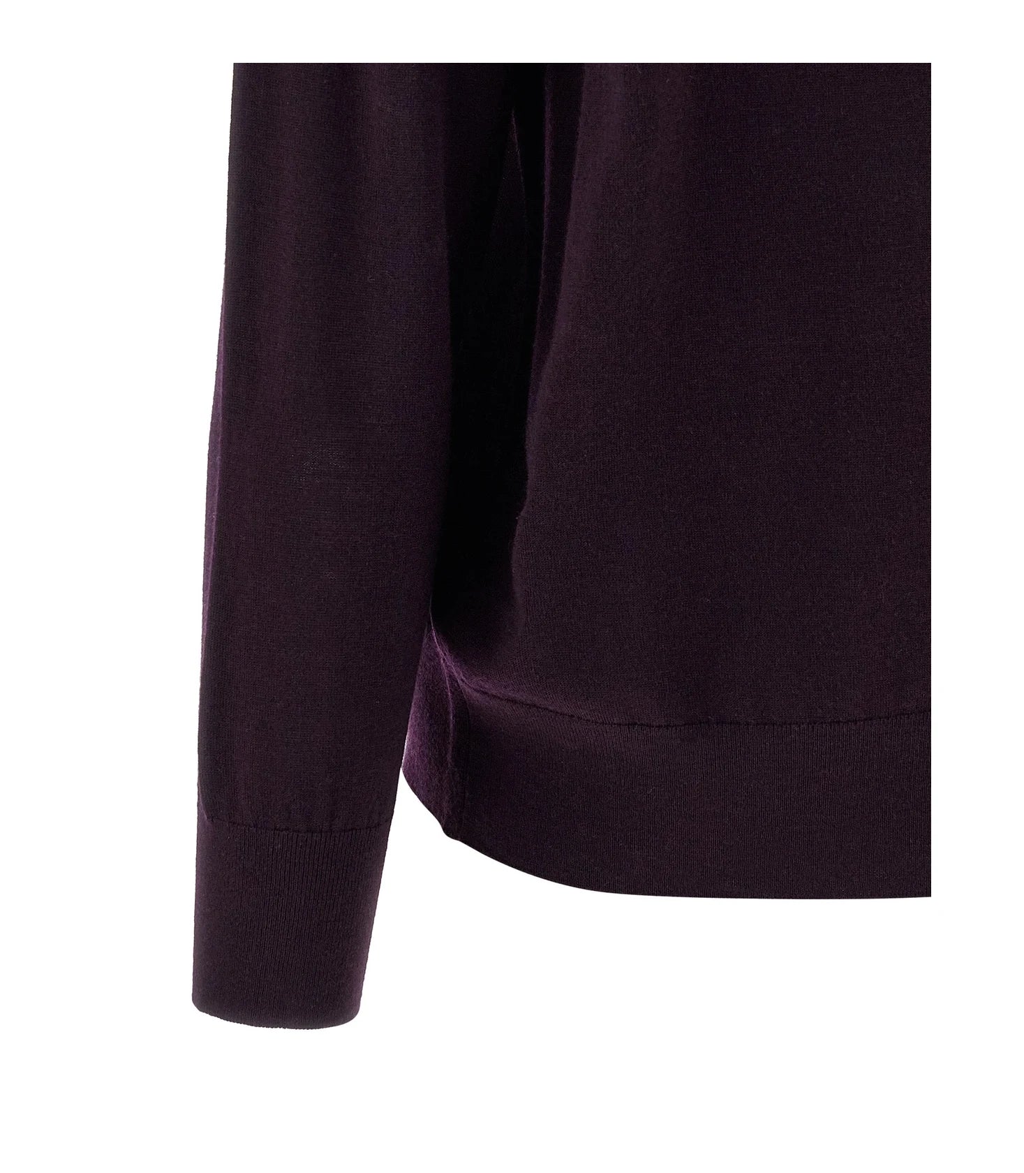 Dries Van Noten Sweater in purple, Merino Wool — view 4
