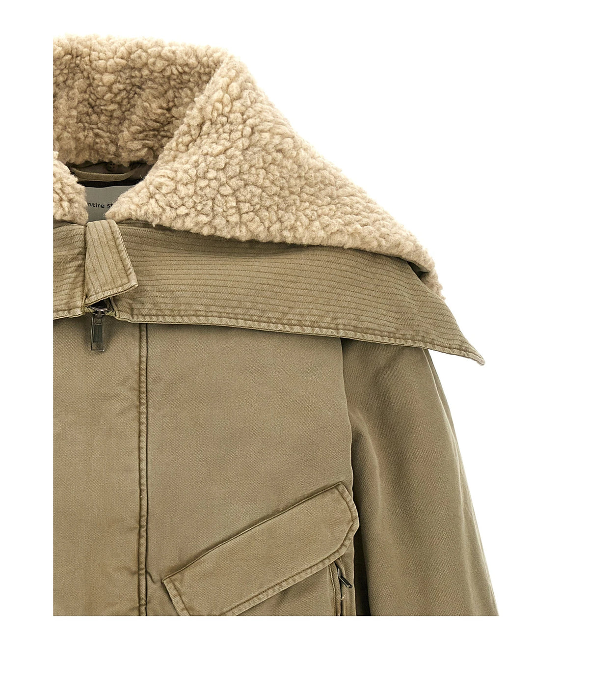 Entire Studios Bomber Jacket in beige, Cotton — view 3