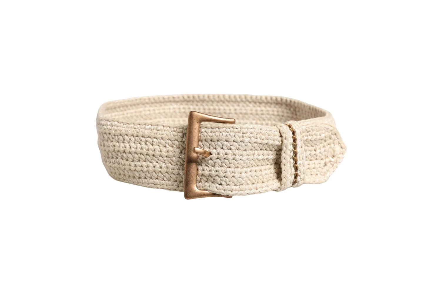Ermanno Scervino Belts in beige, Cotton Nylon