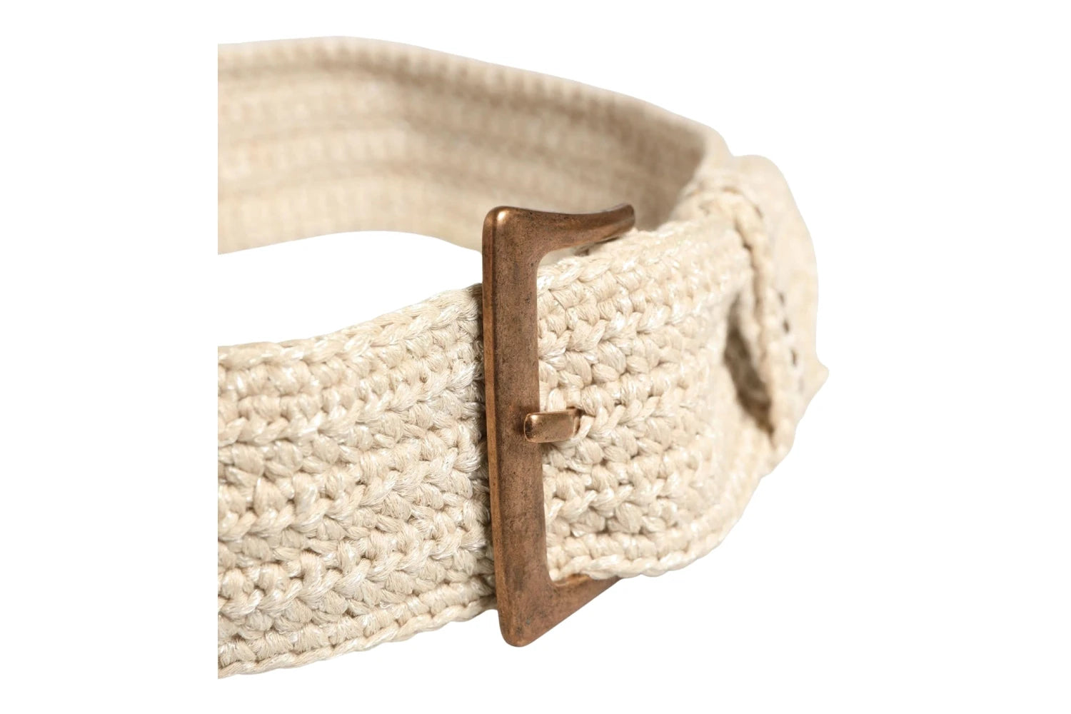 Ermanno Scervino Belts in beige, Cotton Nylon — view 4