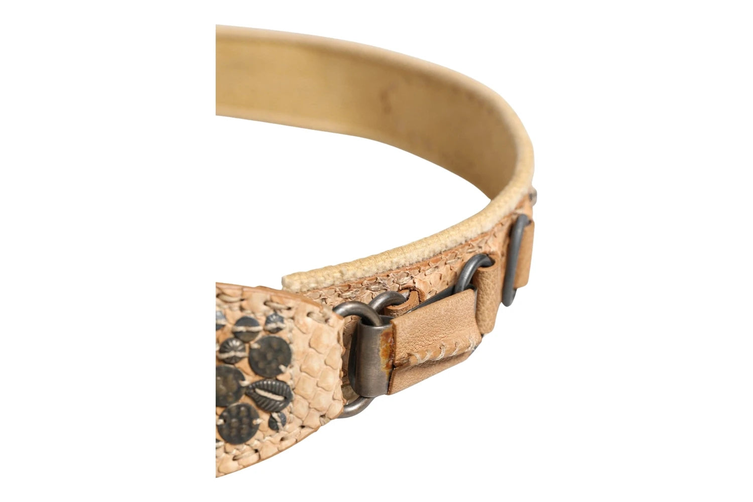 Ermanno Scervino Belts in beige, Leather — view 4