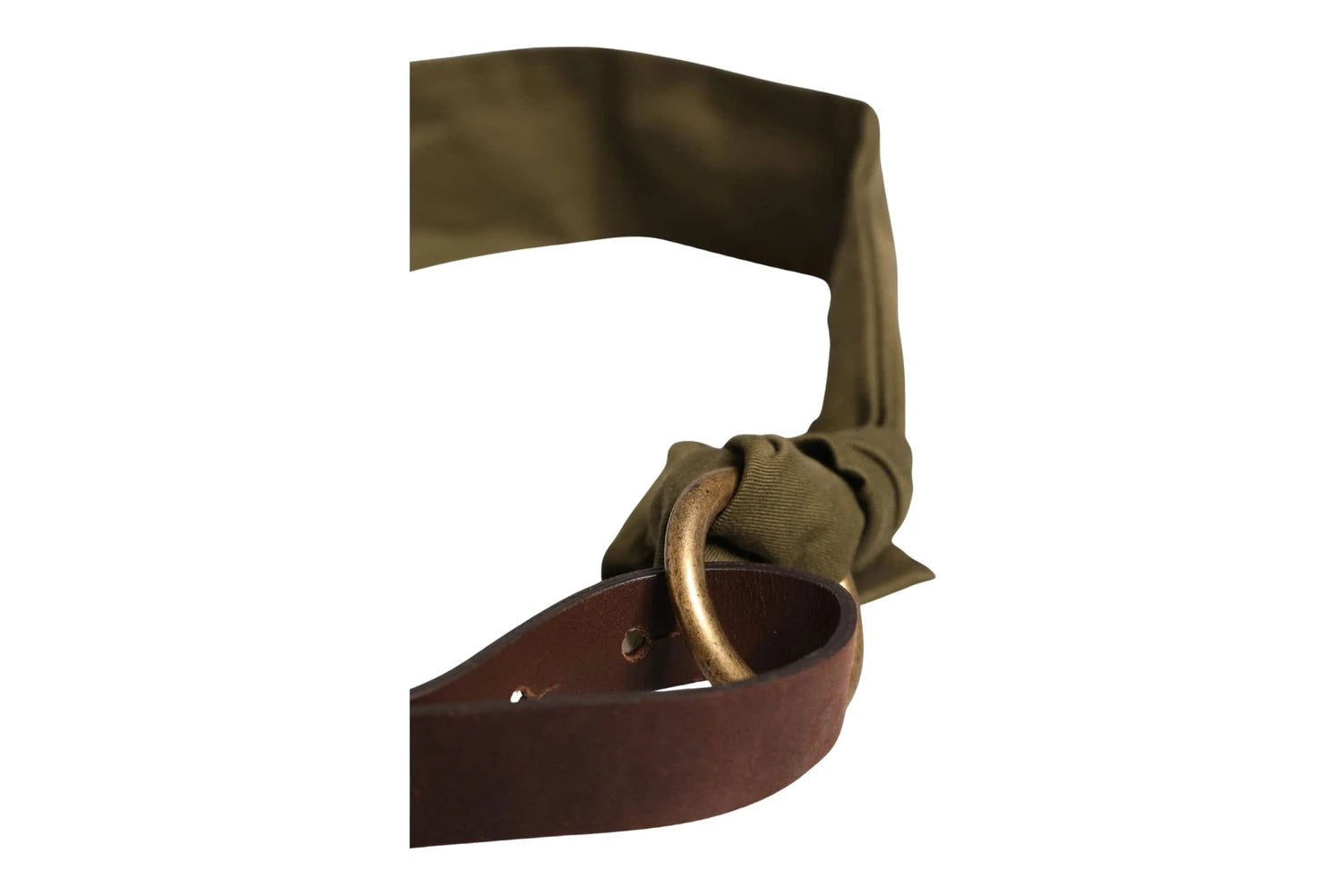 Ermanno Scervino Belts in green, Cotton — view 4