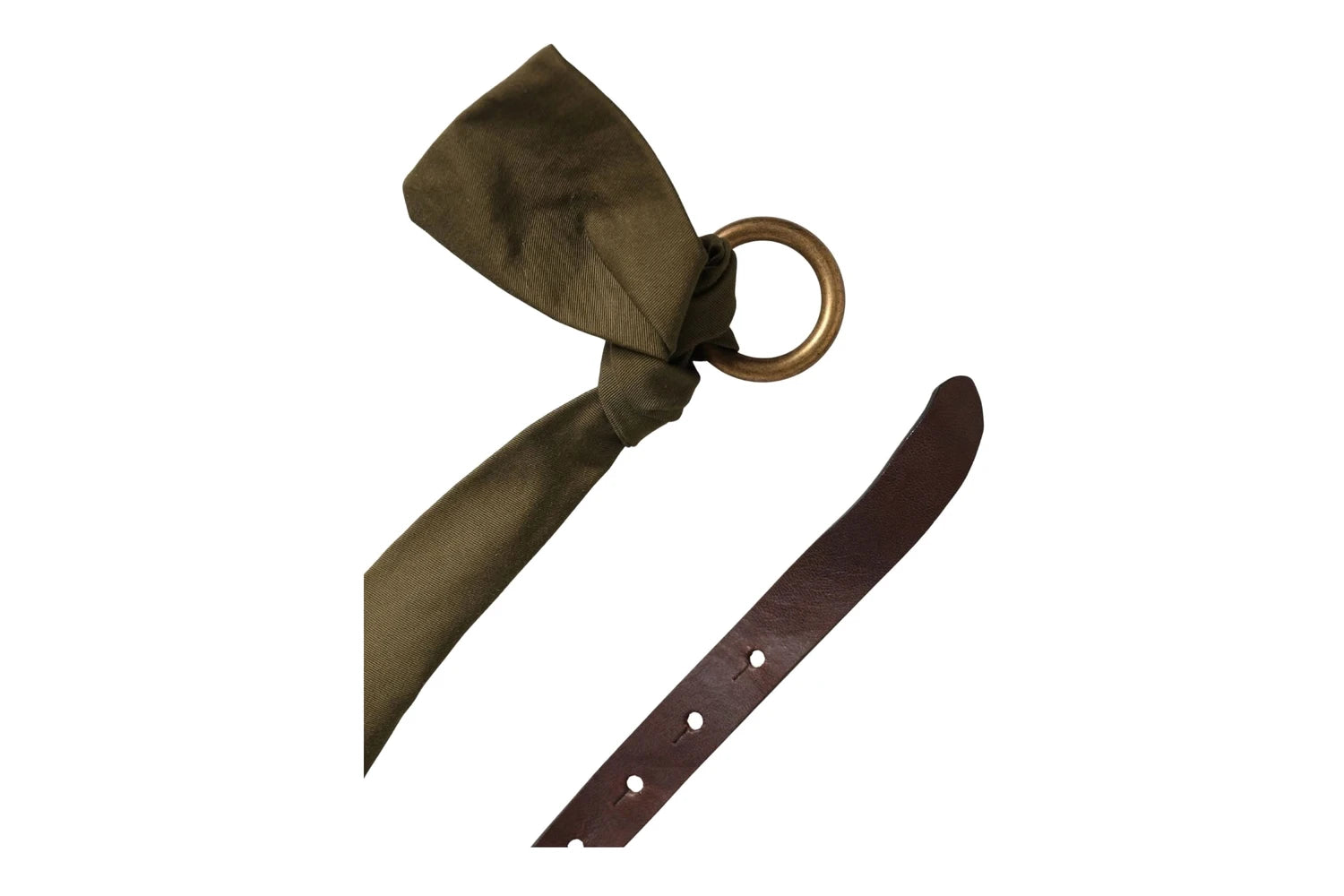 Ermanno Scervino Belts in green, Cotton — view 7