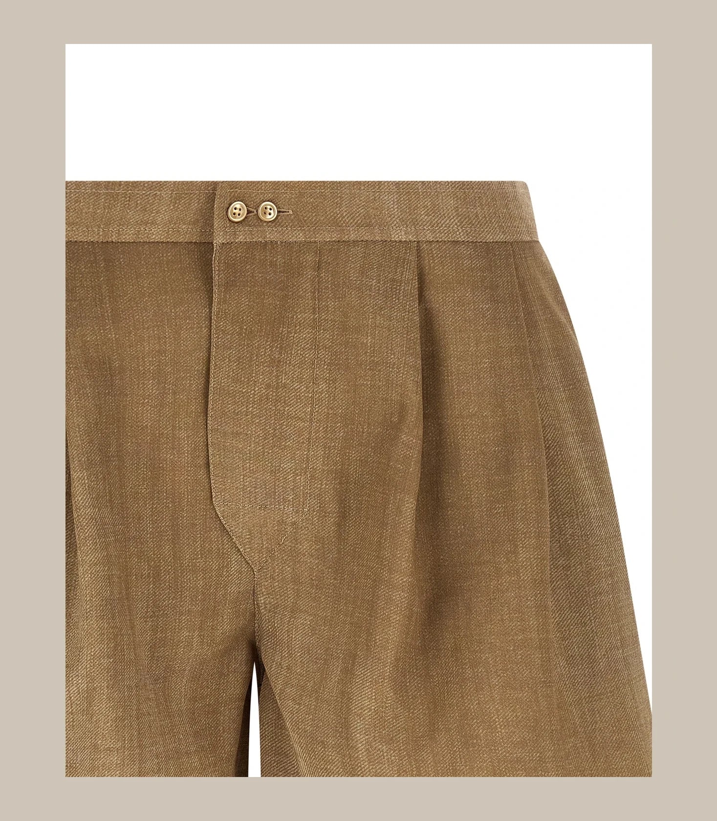 Ermanno Scervino Bermuda in beige, Polyester — view 3