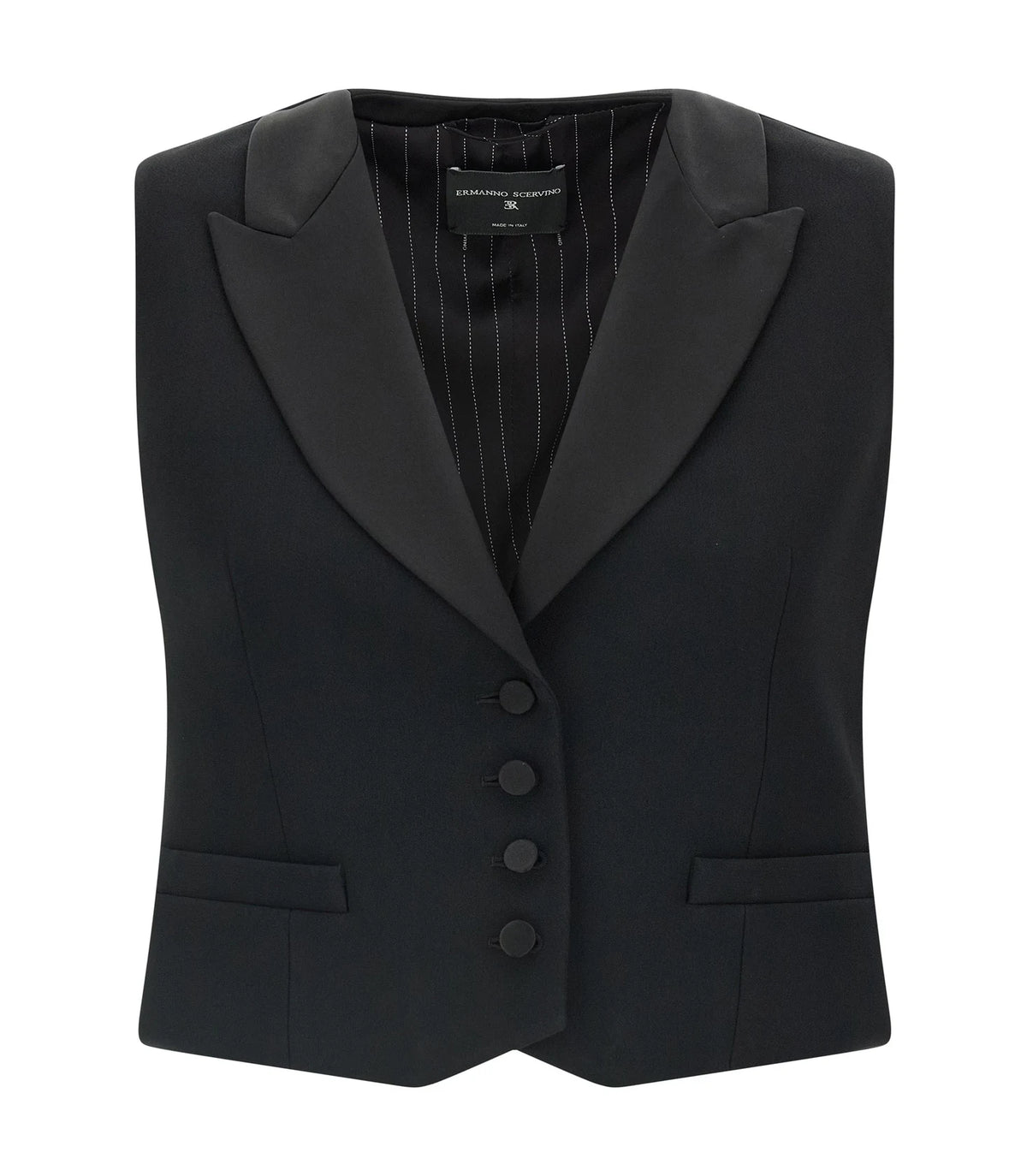 Ermanno Scervino Bolero Jacket in black, Viscose