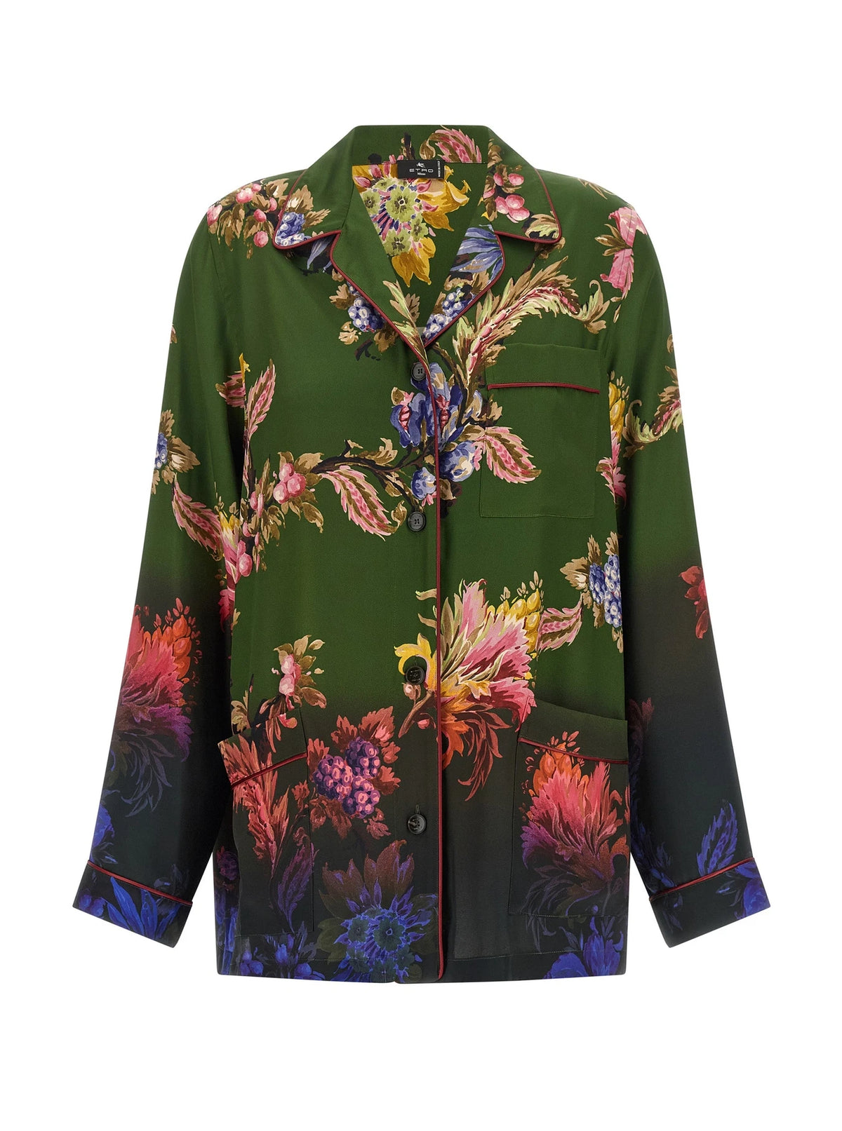 Etro Blouse in green, Polyester