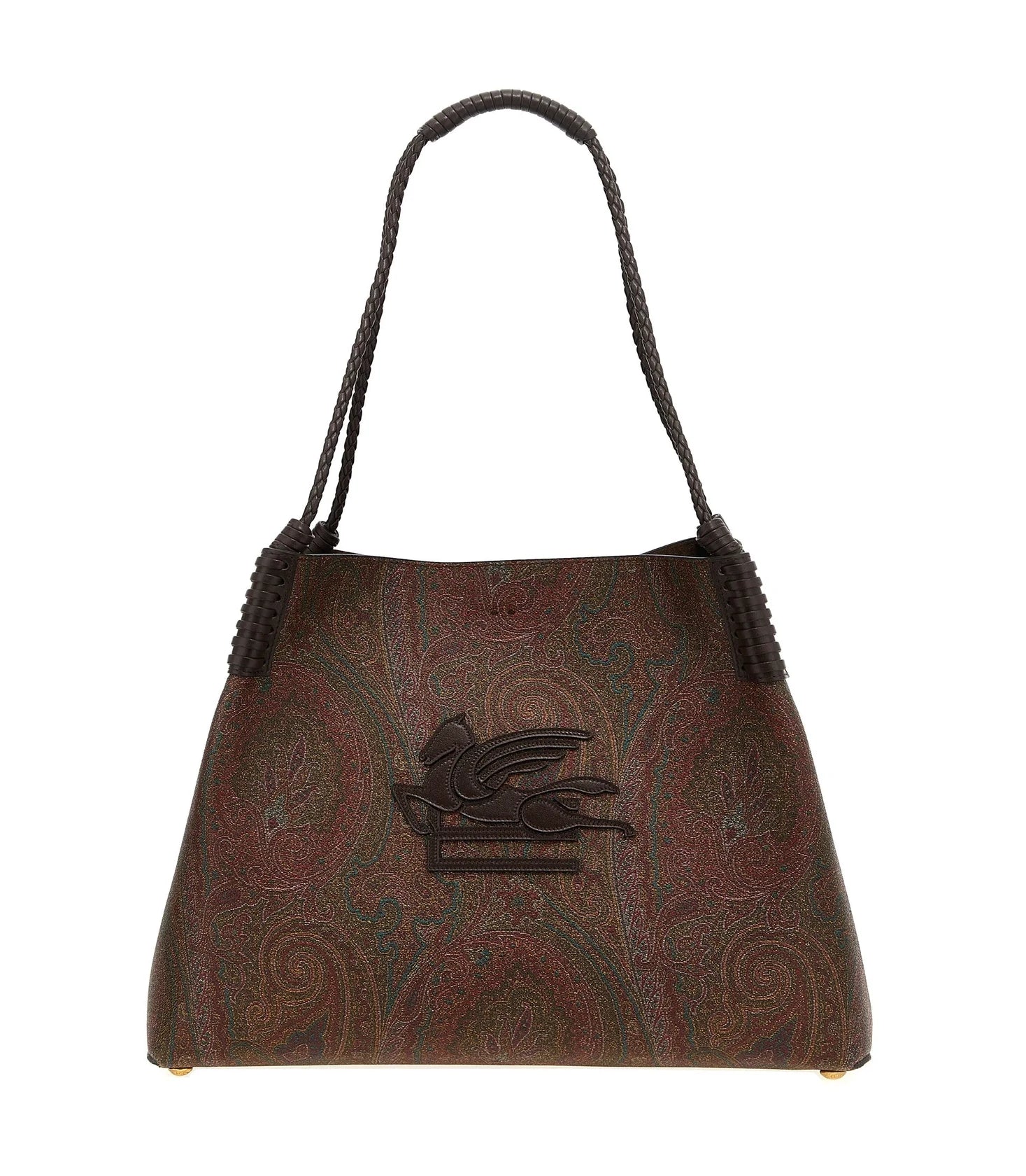 Etro Shoulder Bag in brown, Cotton
