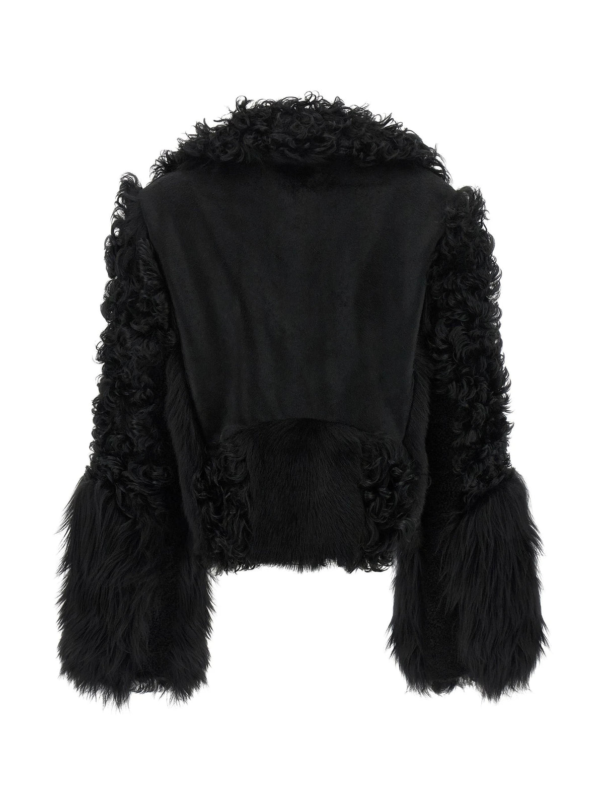 Fendi Bomber Jacket in black, Lamb Leather — view 2