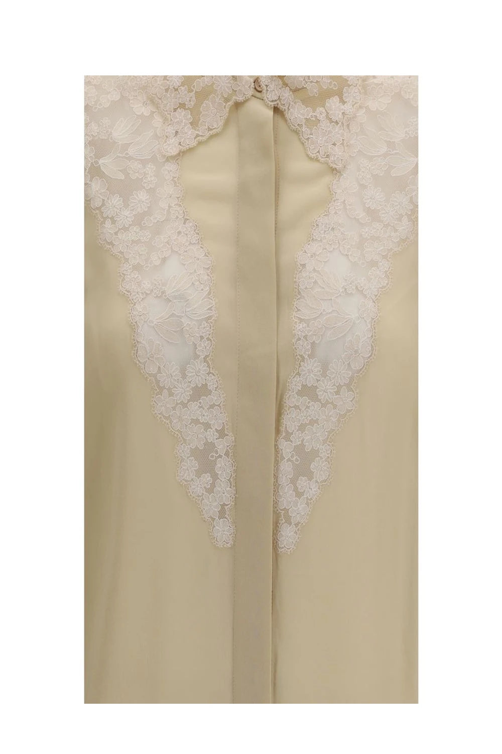 Fendi Dress Shirt in beige, Silk — view 3