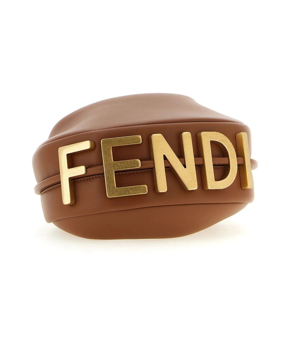 Fendi Hobo Bag in brown, Calfskin Leather — view 3