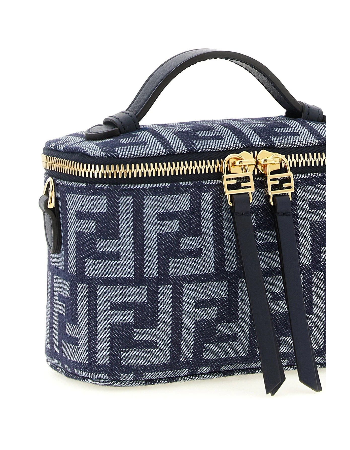 Fendi Makeup Bag in blue, Cotton — view 3