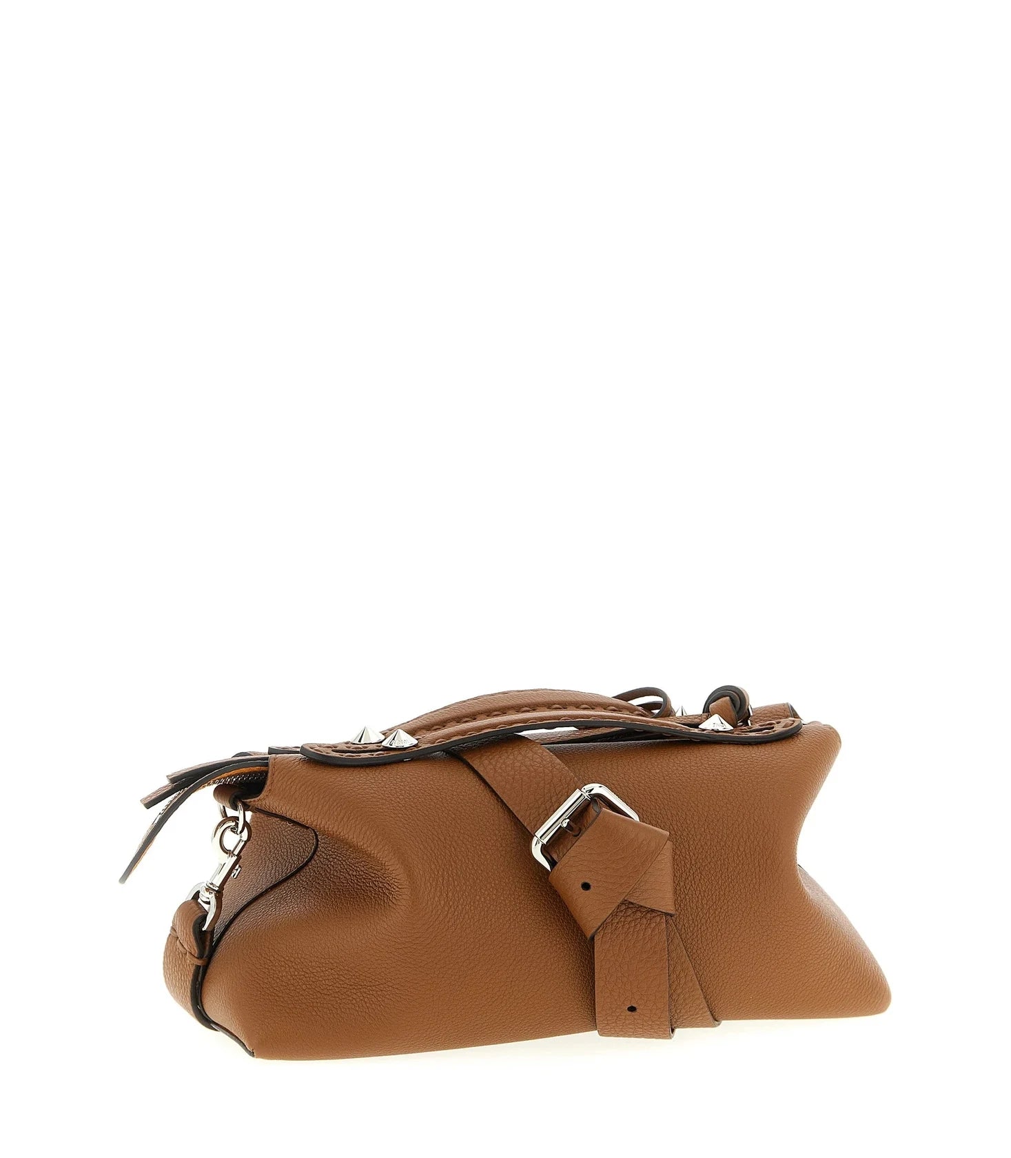 Fendi Satchel Bag in brown, Calfskin Leather — view 2