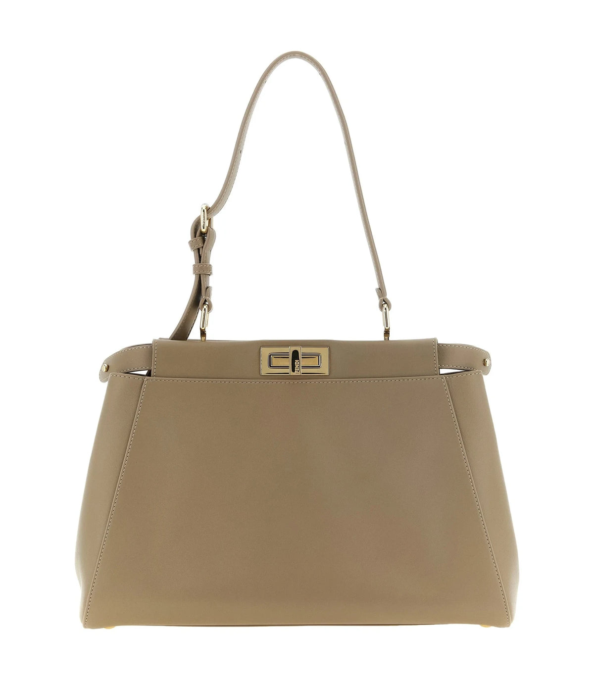 Fendi Shoulder Bag in gray, Calfskin Leather