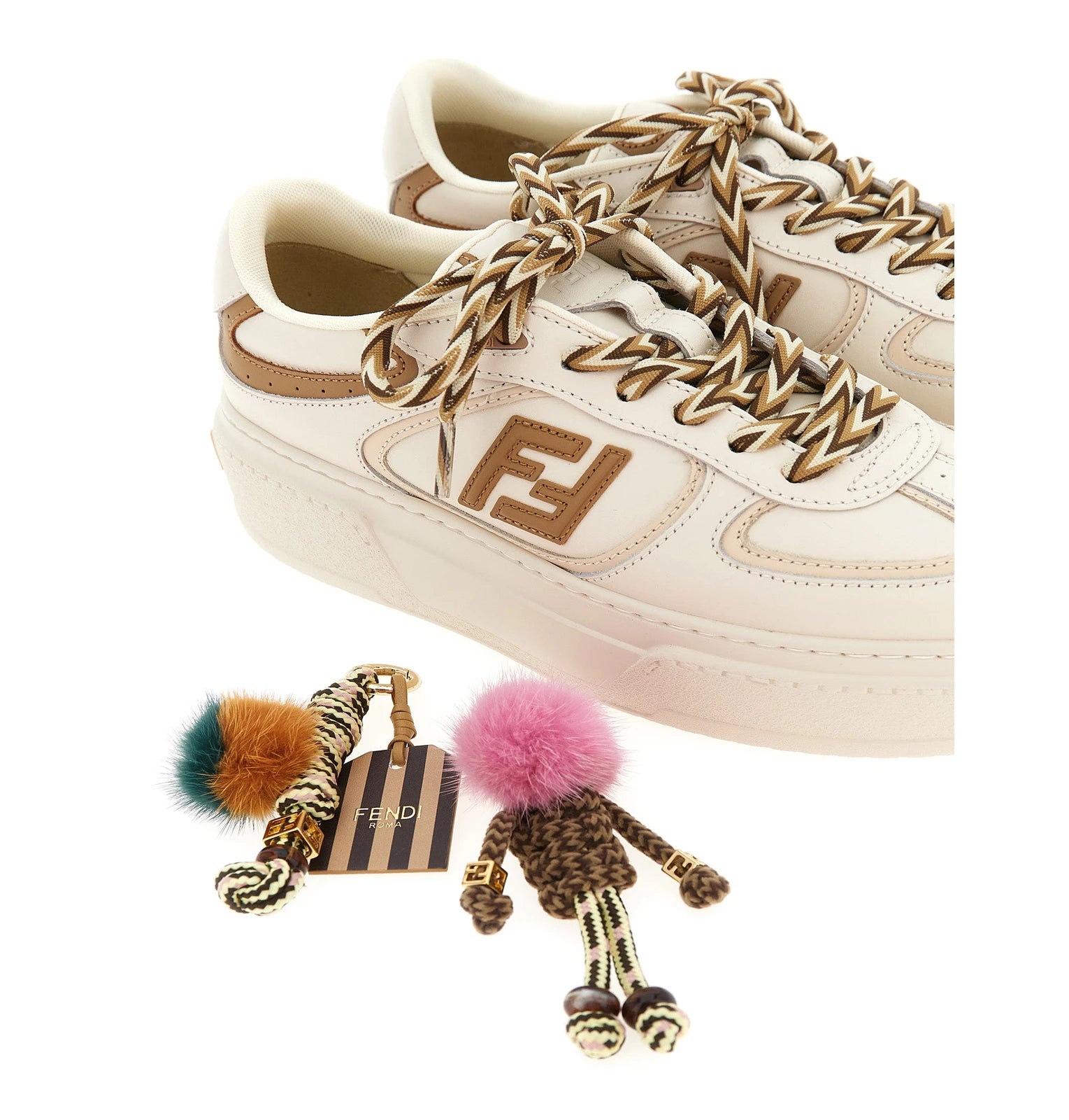 Fendi Sneakers in multicolor, Calfskin Leather — view 5