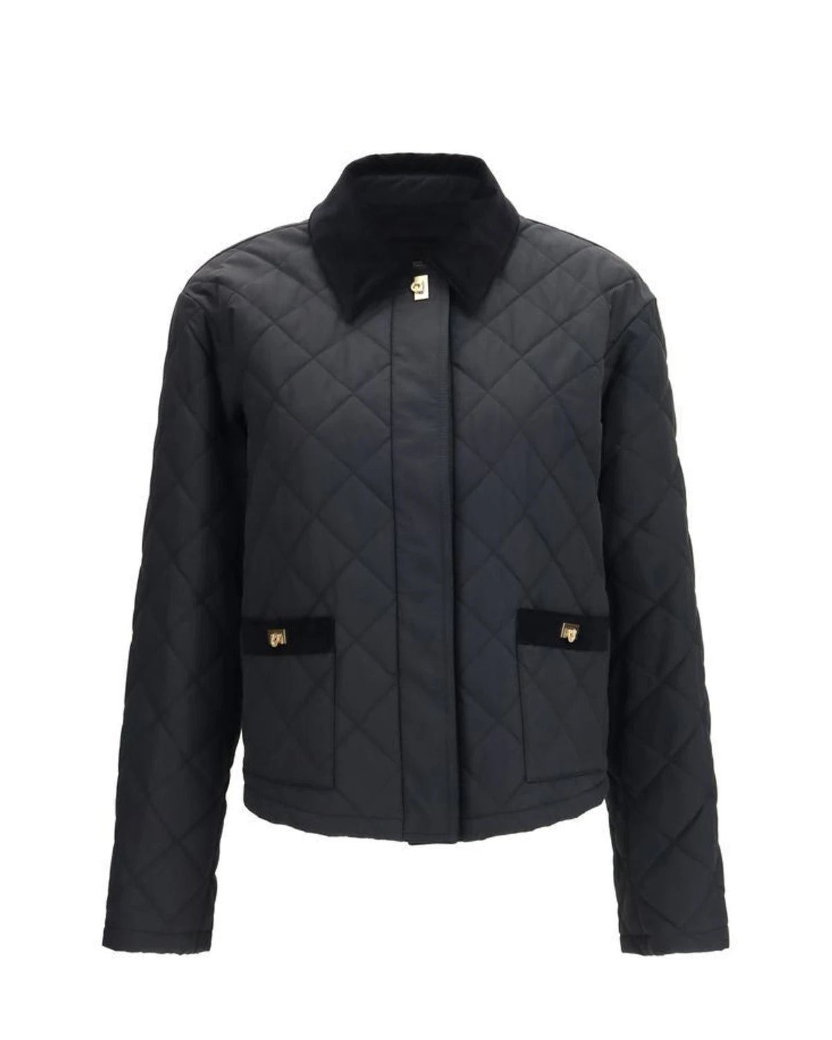 Ferragamo Bolero Jacket in black, Cotton