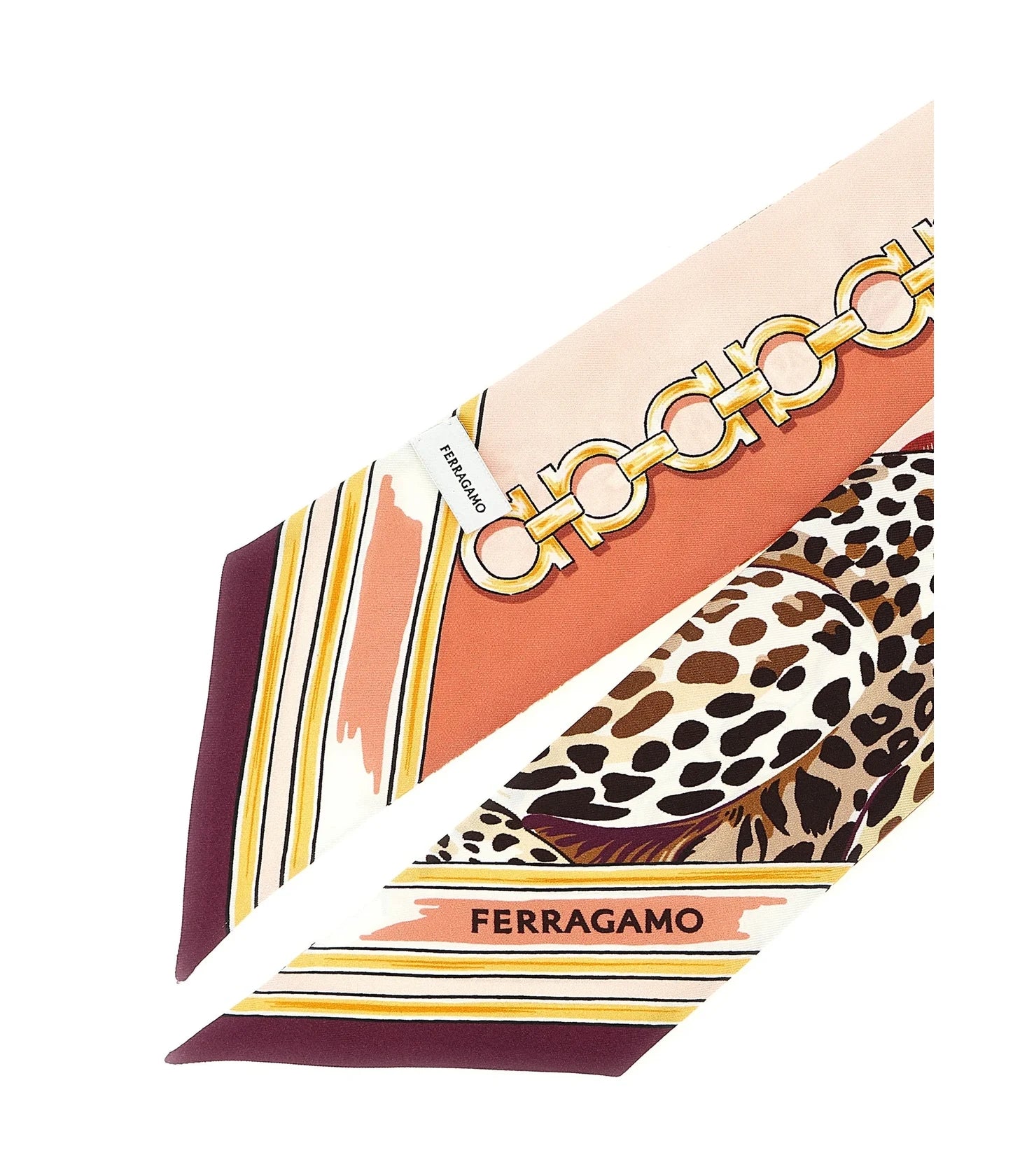 Ferragamo Durags & Hair Wrap in pink, Silk — view 3