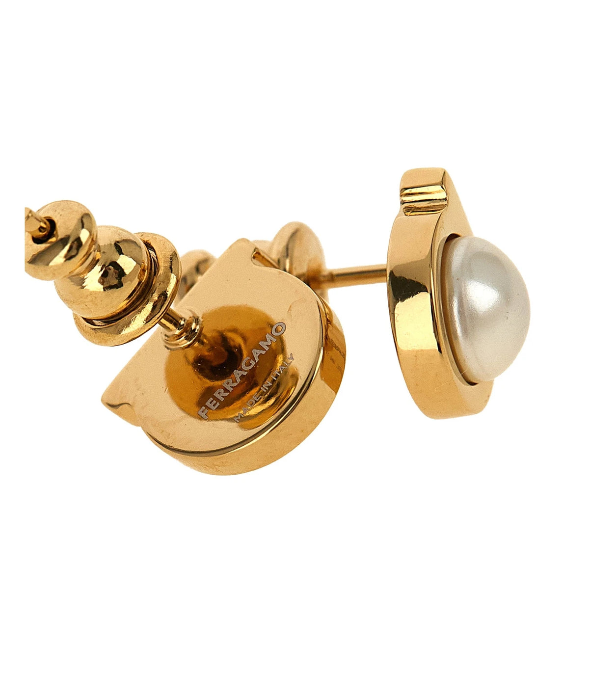 Ferragamo Earring in gold, Brass — view 2