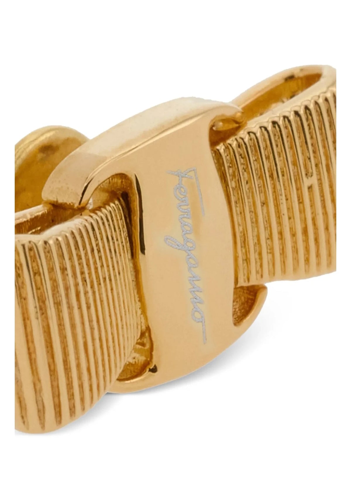 Ferragamo Earring in gold, Brass — view 2