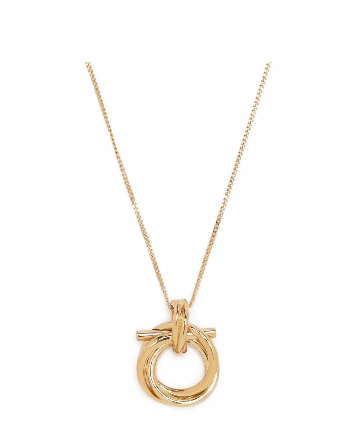Ferragamo Necklace in gold, Brass — view 2