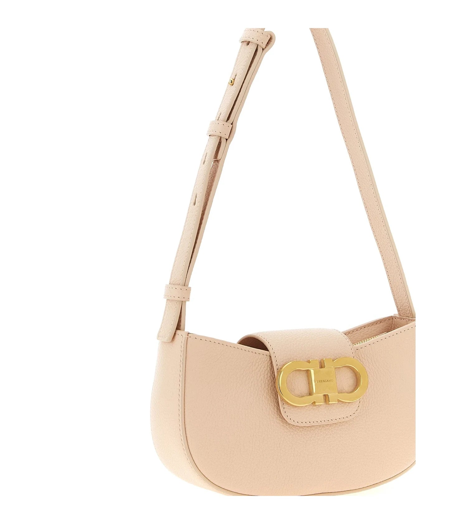Ferragamo Shoulder Bag in pink, Calfskin Leather — view 3