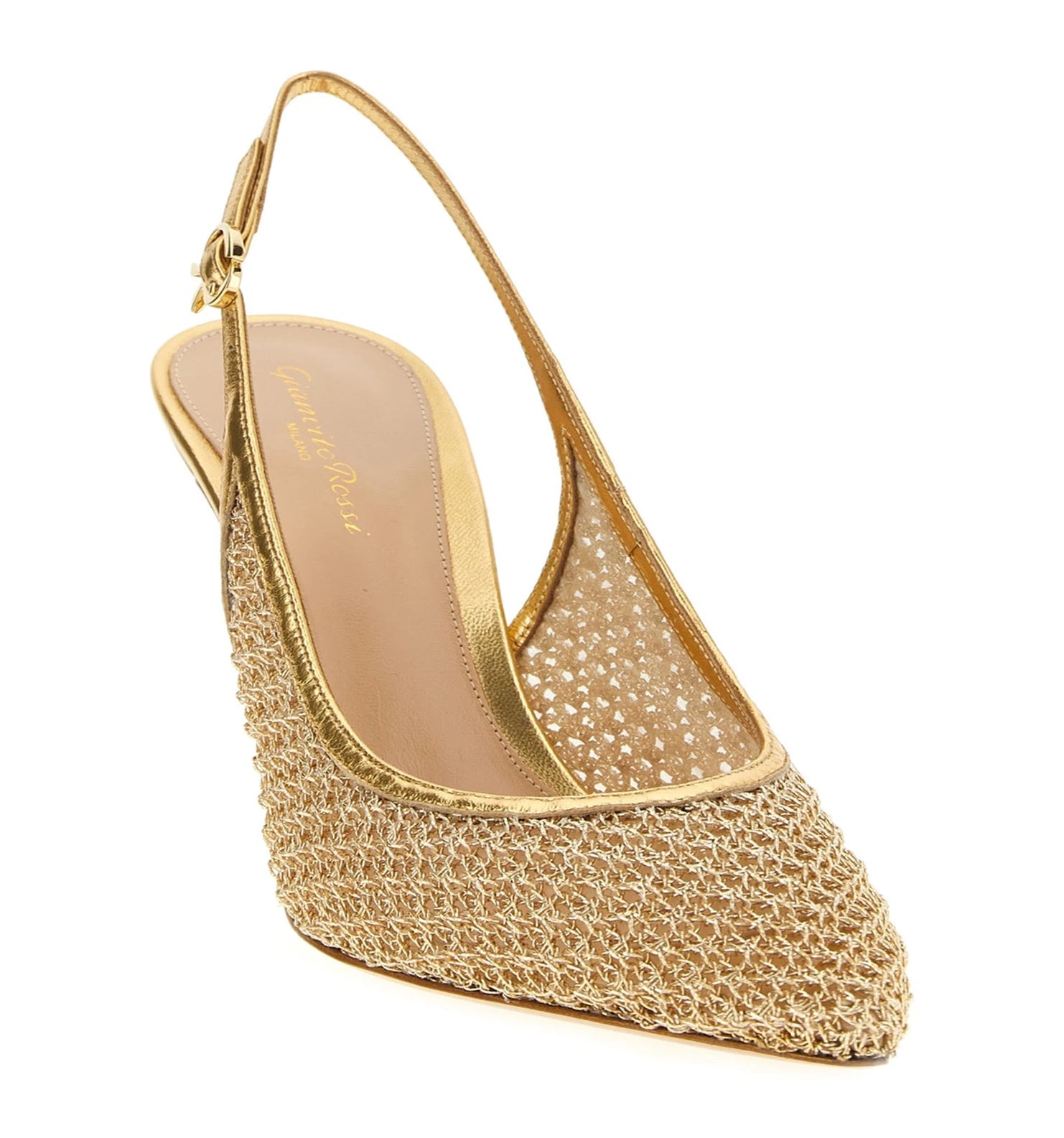 Gianvito Rossi Gold Pumps