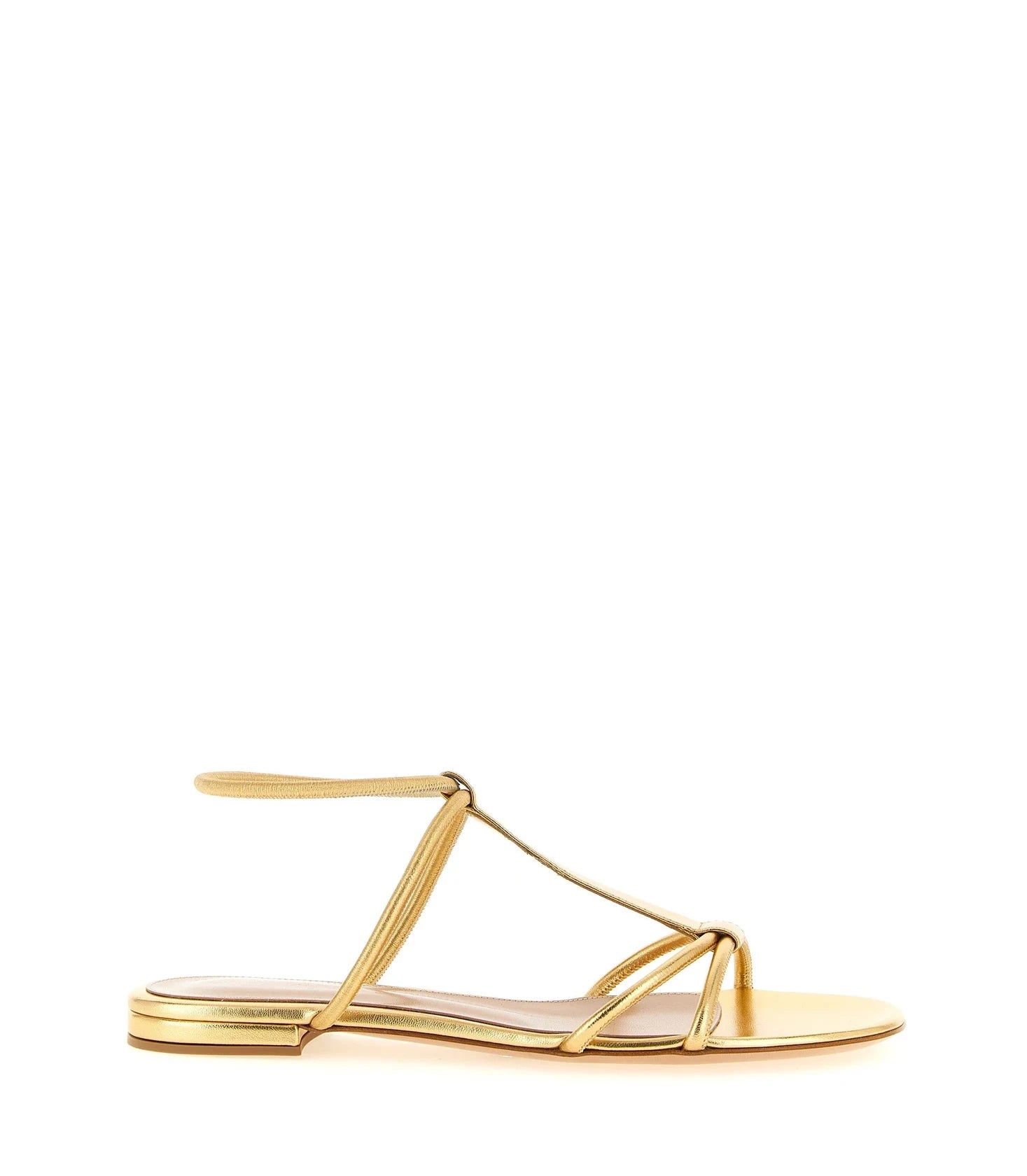 Gianvito Rossi Gold Sandals