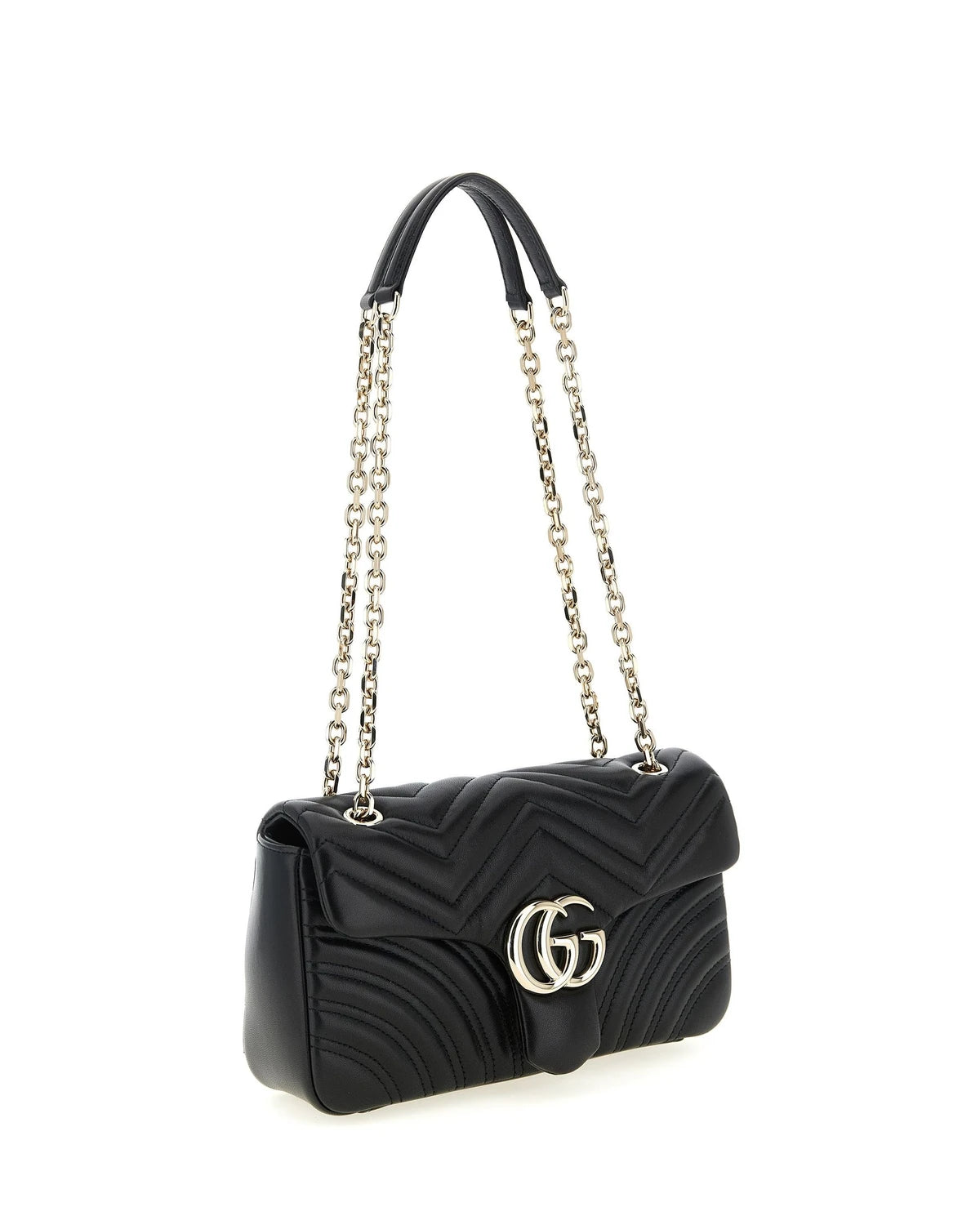 Gucci Cross Body Bag in black, Lamb Leather — view 3