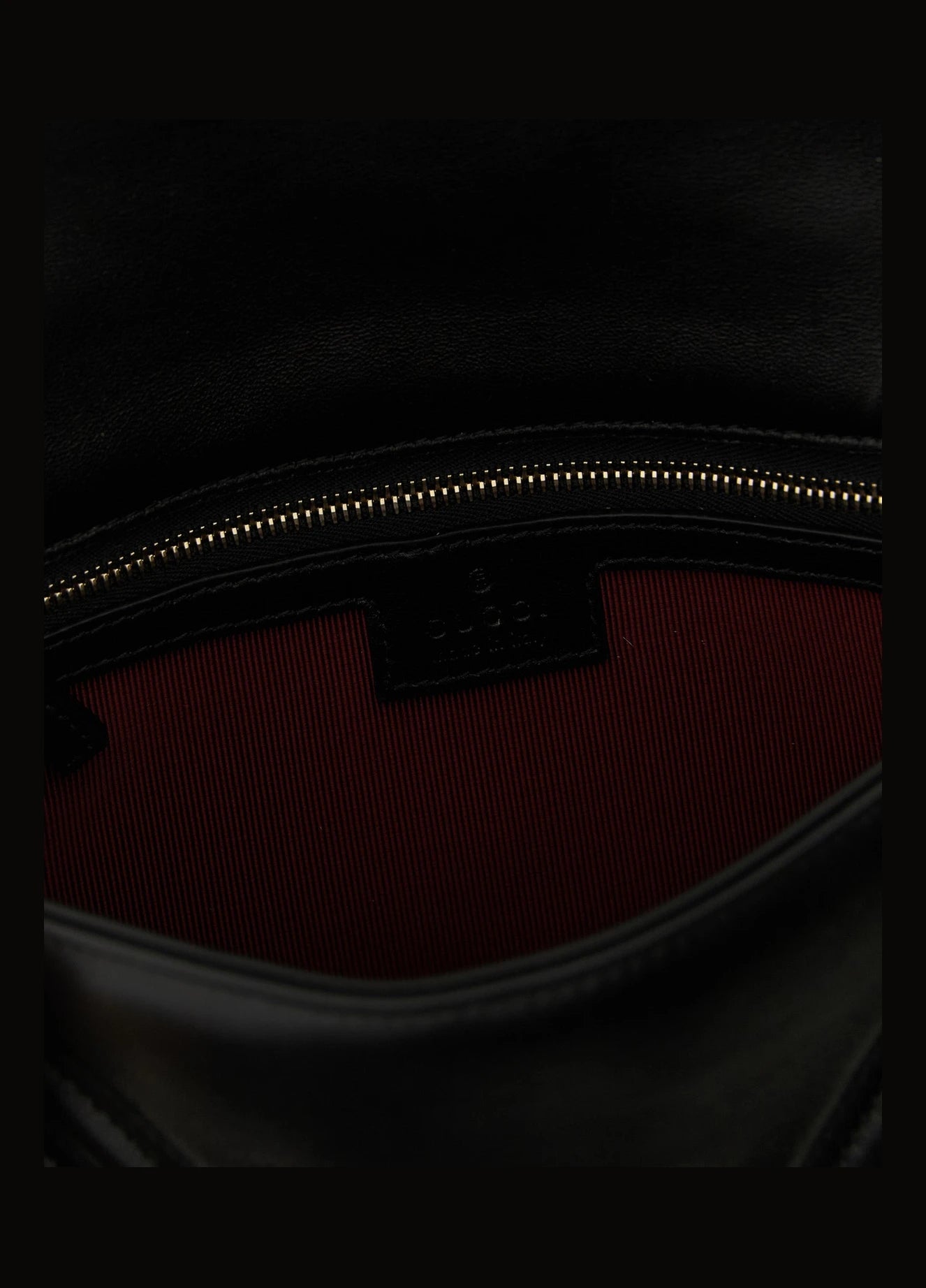 Gucci Cross Body Bag in black, Lamb Leather — view 5