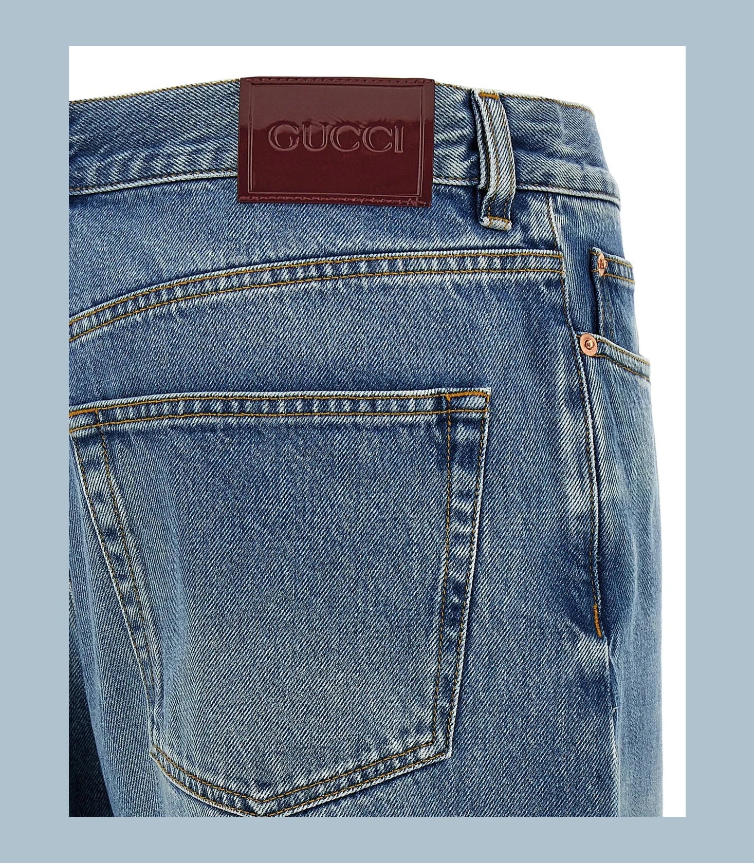 Gucci Jean in blue, Cotton โ view 4