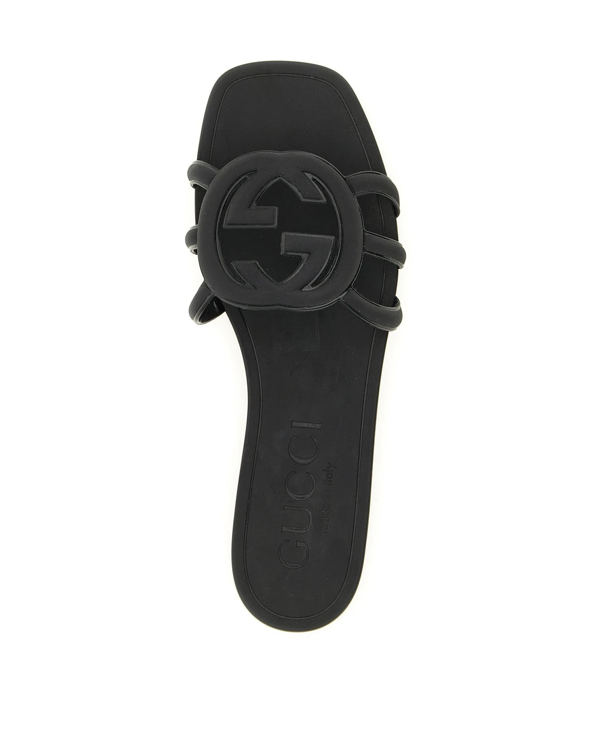 Gucci Slides in black, Rubber — view 4