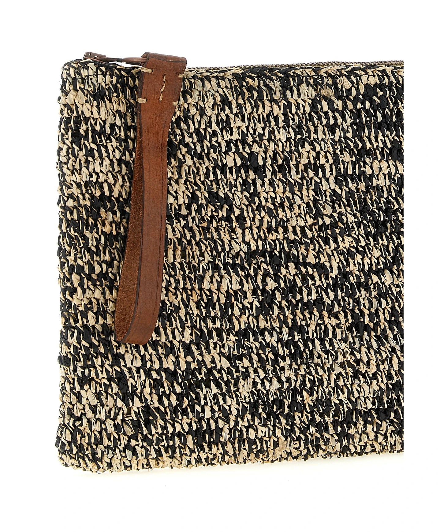 Ibeliv Clutch Bag in multicolor, Raffia — view 3