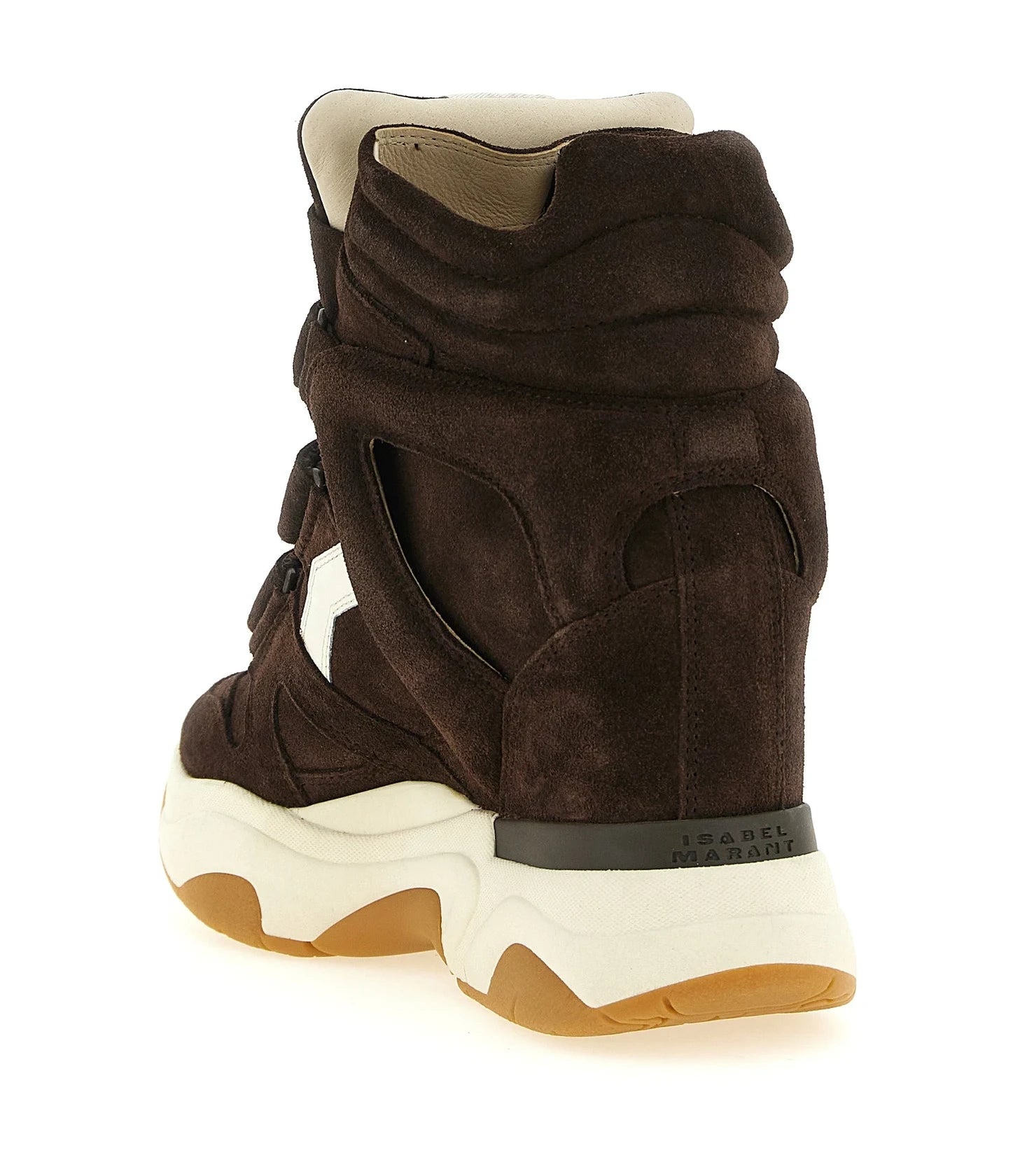 Isabel Marant Sneakers in brown, Calf Leather — view 3