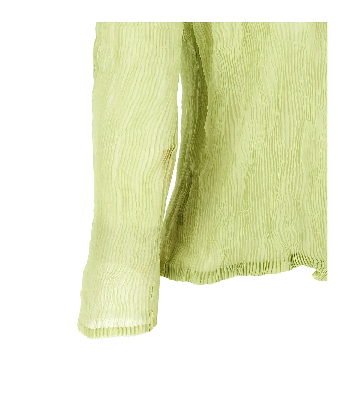 Issey Miyake Cardigan in green, Polyester — view 4
