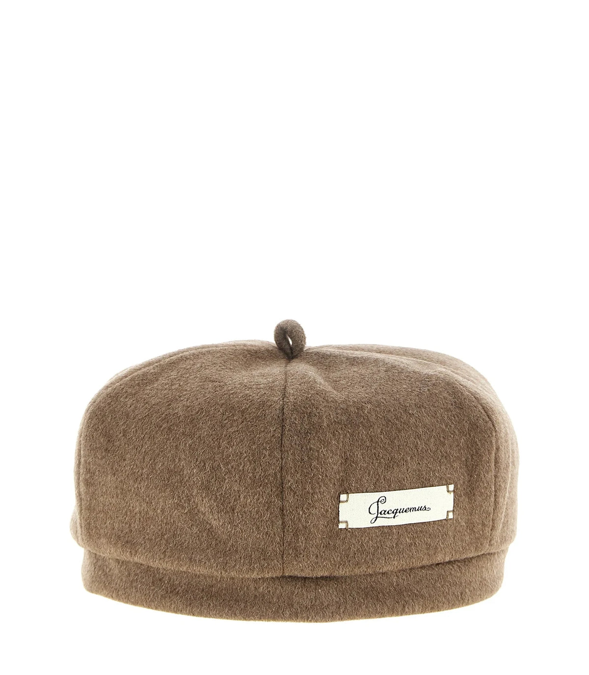 Jacquemus Beret in brown, Virgin Wool — view 2