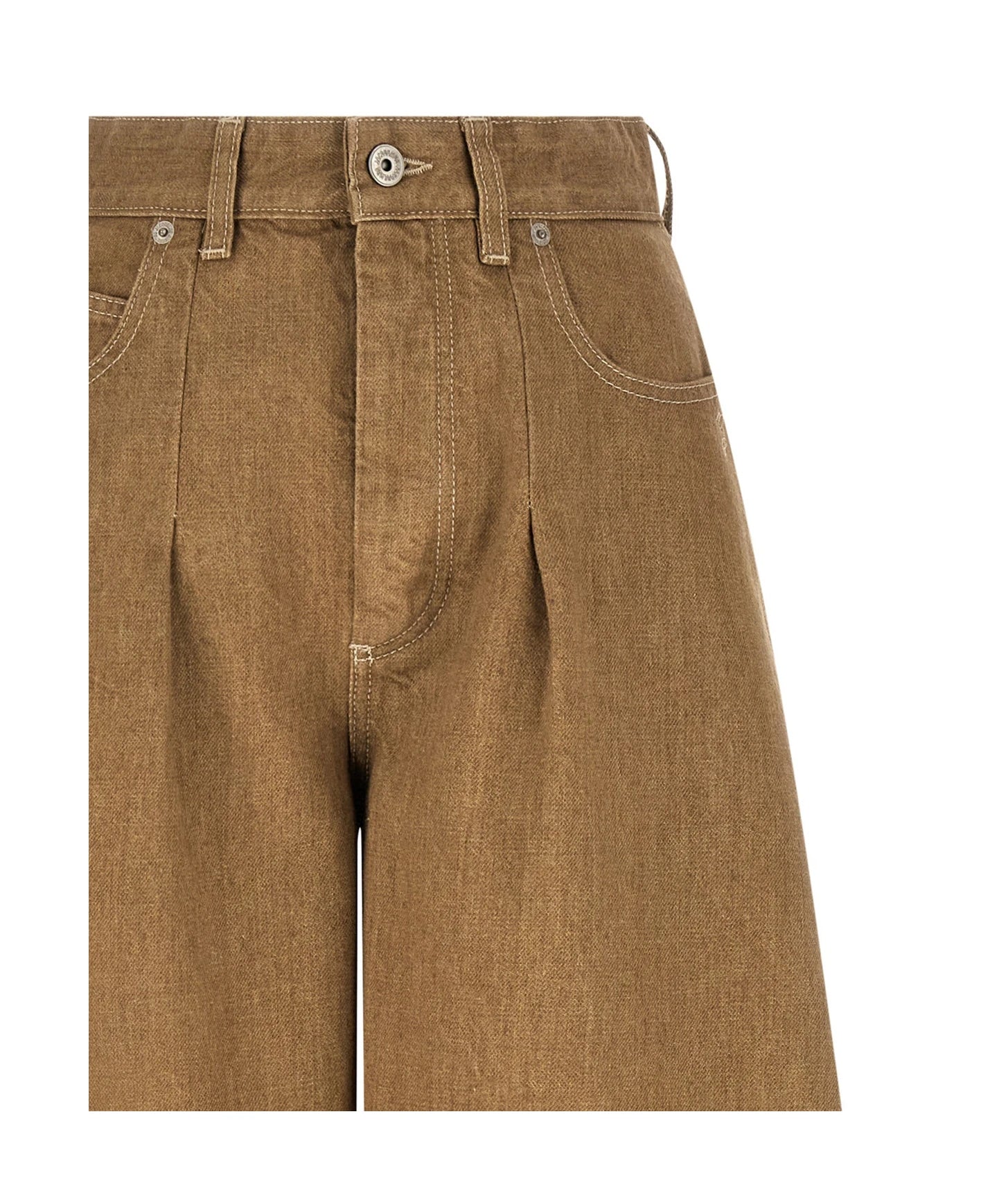 Jacquemus Jean in beige, Cotton โ view 3