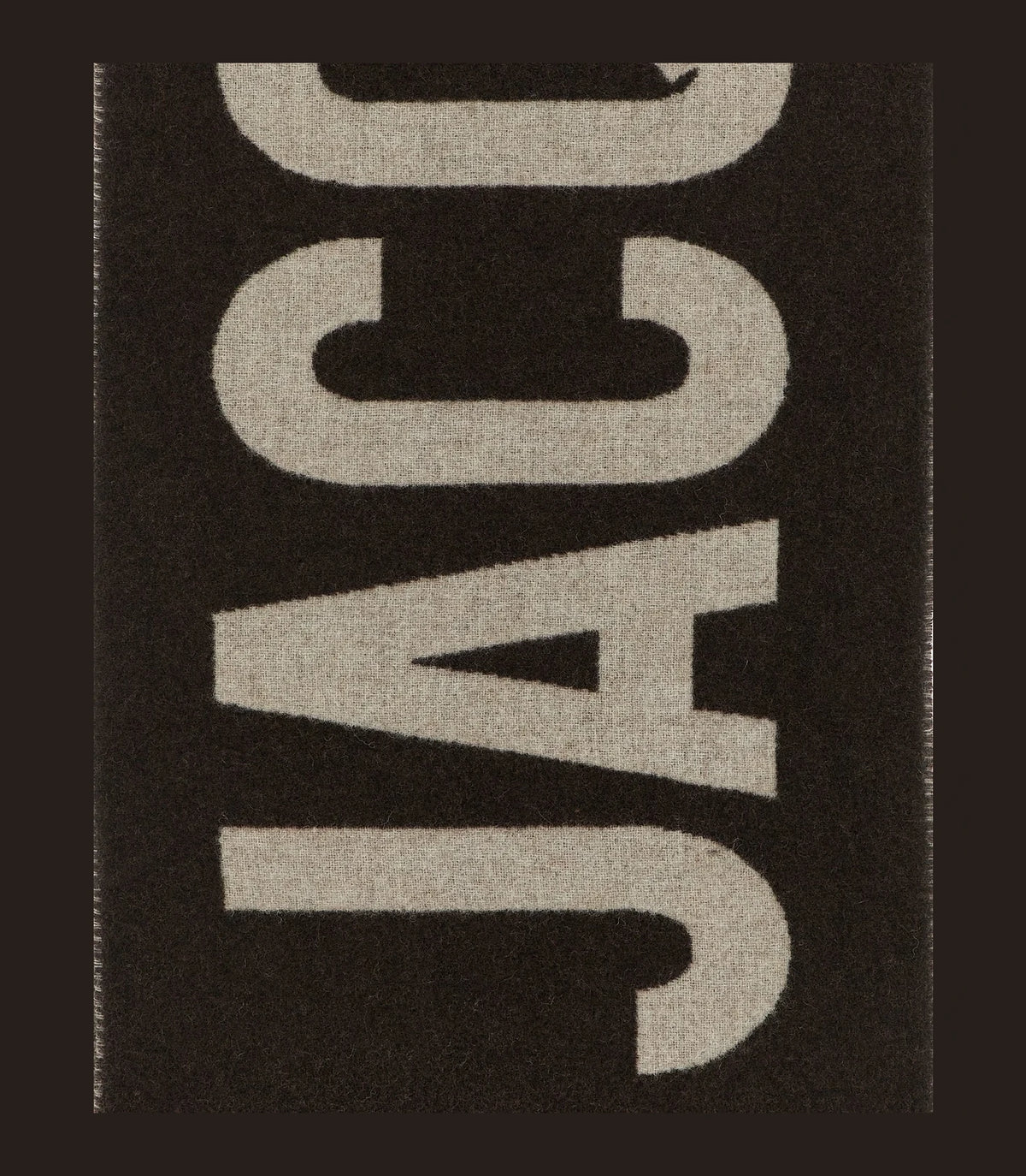 Jacquemus Scarves & Shawl in brown, Wool — view 3