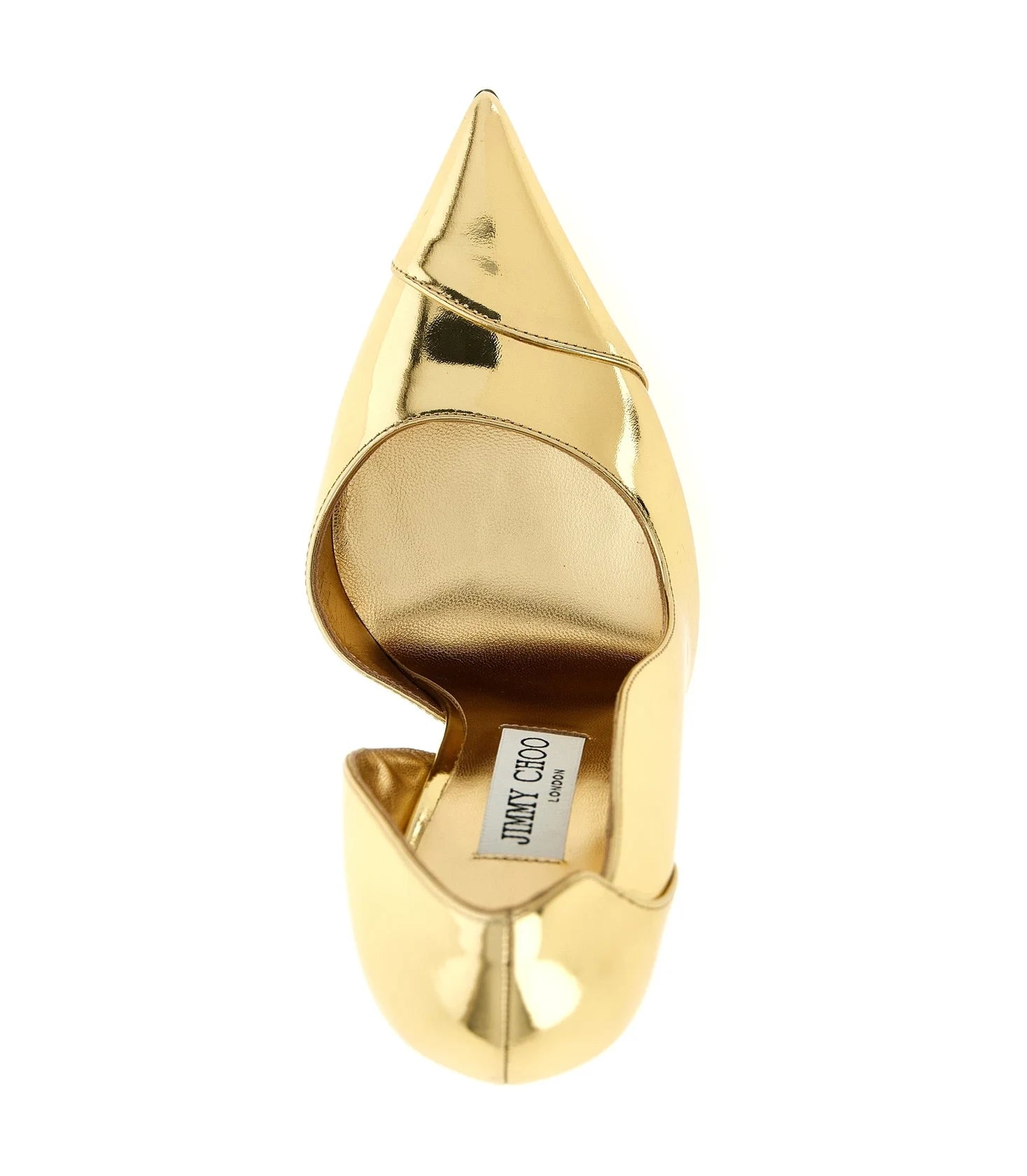 Jimmy Choo Gold Pumps