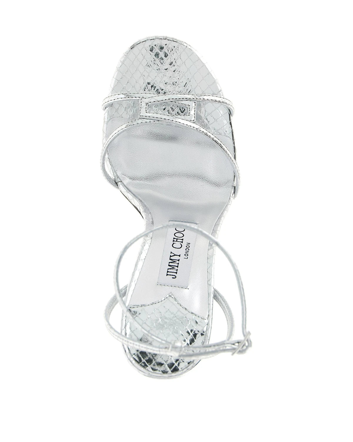 Jimmy Choo Sandals in silver, Leather — view 4