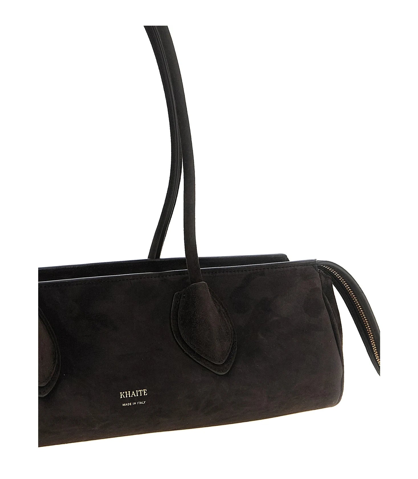 Khaite Shoulder Bag in brown, Calfskin Leather — view 3