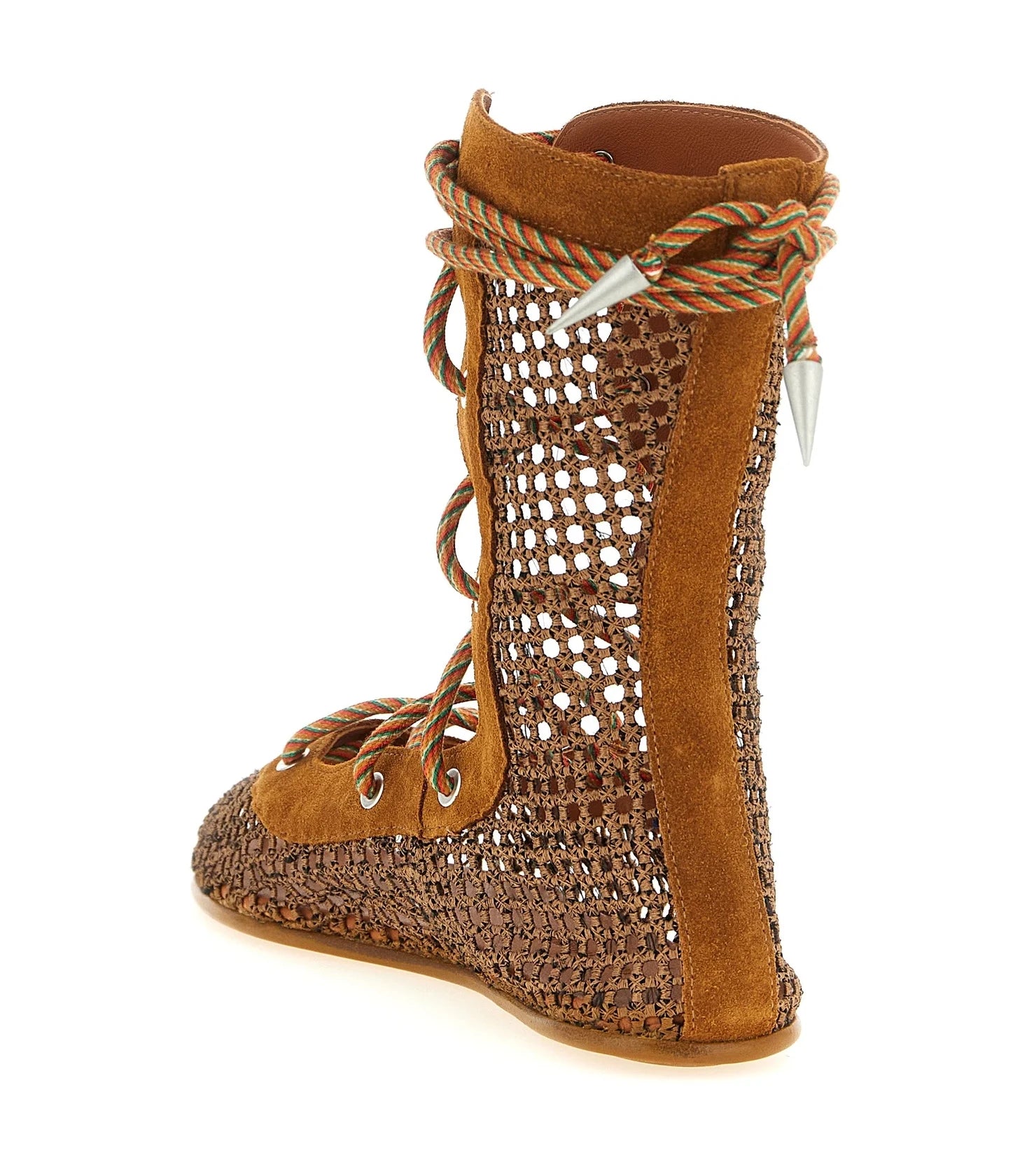Kiko Kostadinov Boots in brown, Polyester — view 3
